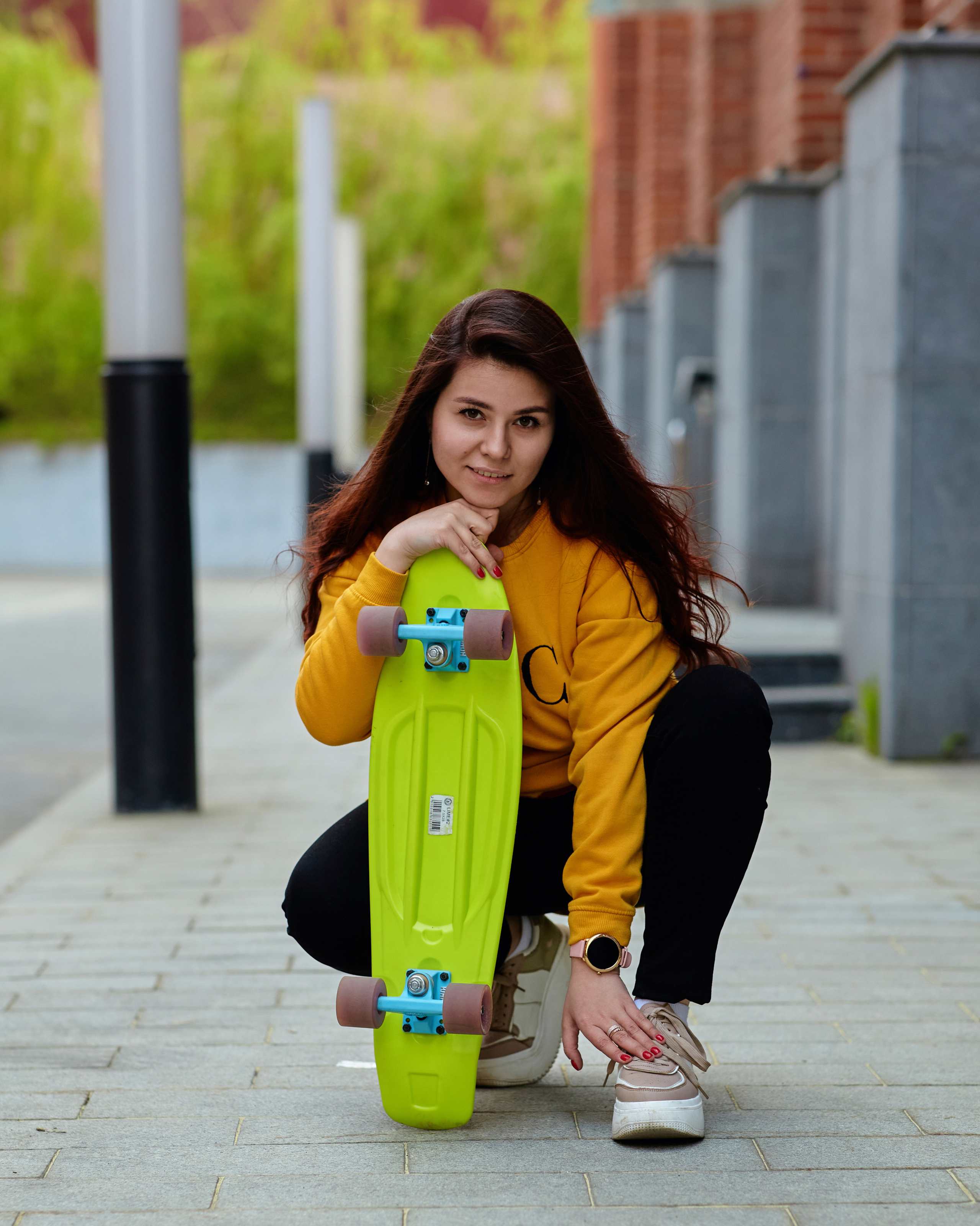 "Уникальная уличная портретная фотосессия Екатерины. Портретный фотограф в Москве Виталий Пересветов