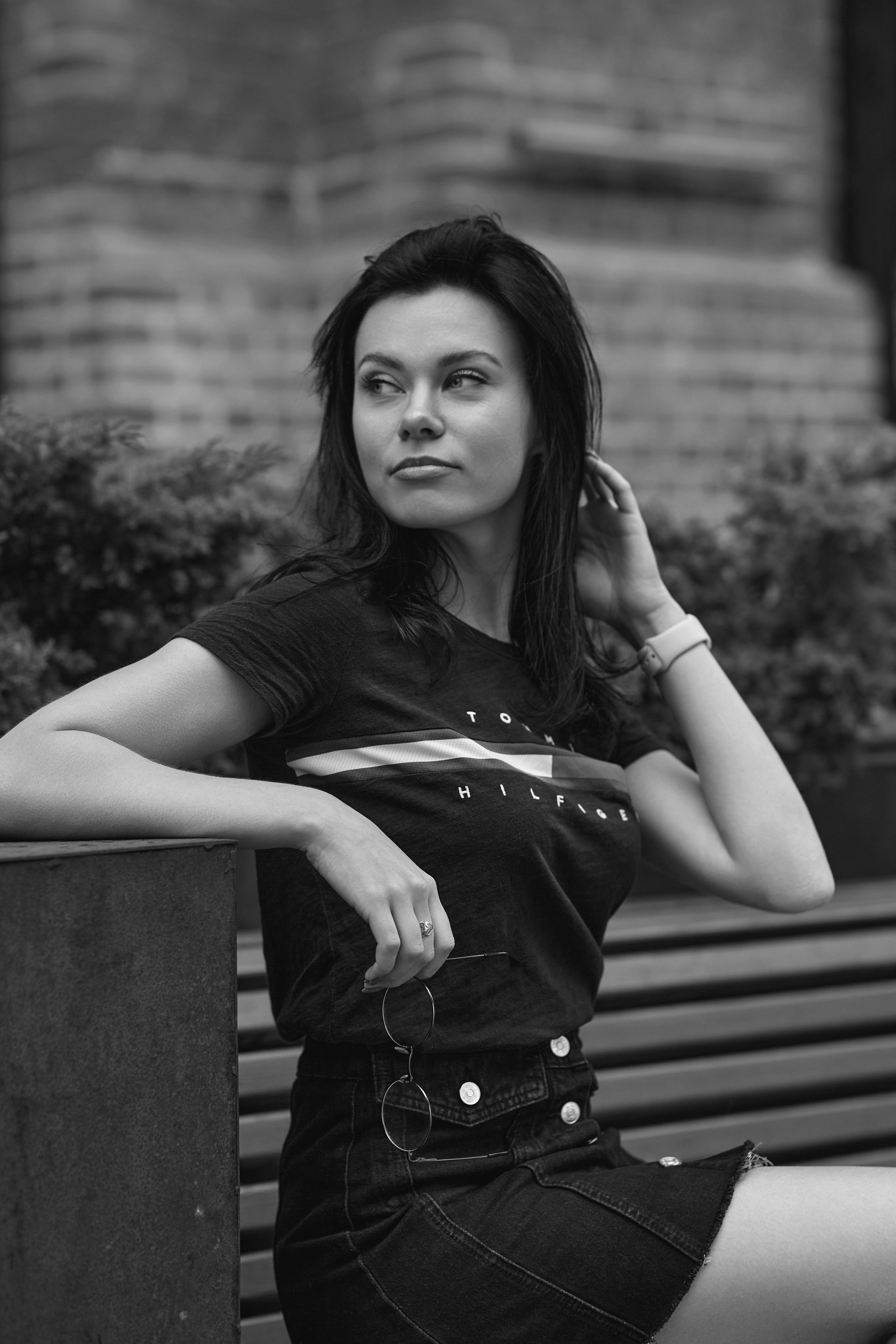 Фотограф в Москве для уличной съемки с красивым портретом.