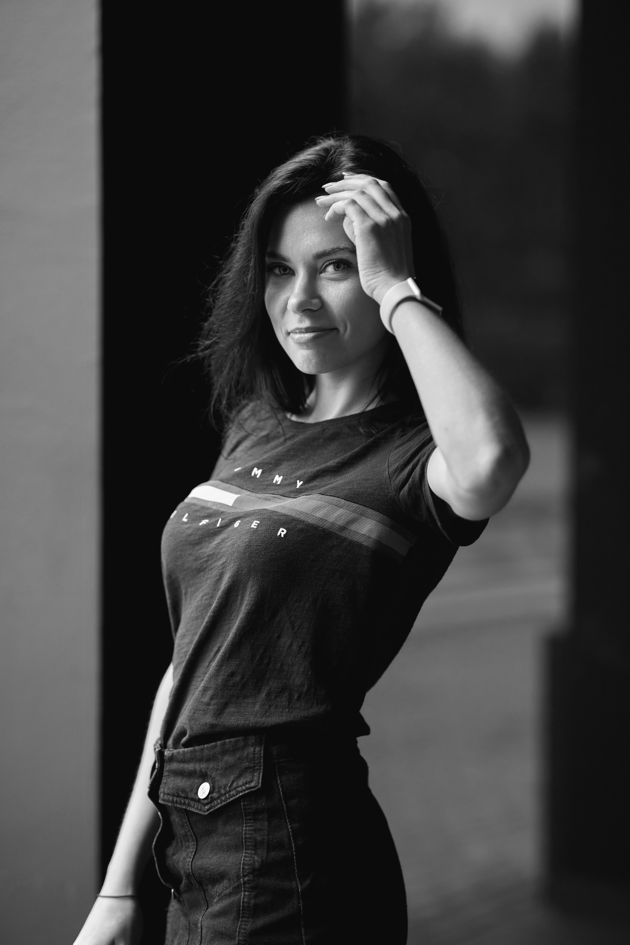 Уличная съемка в Москве с портретной тематикой.