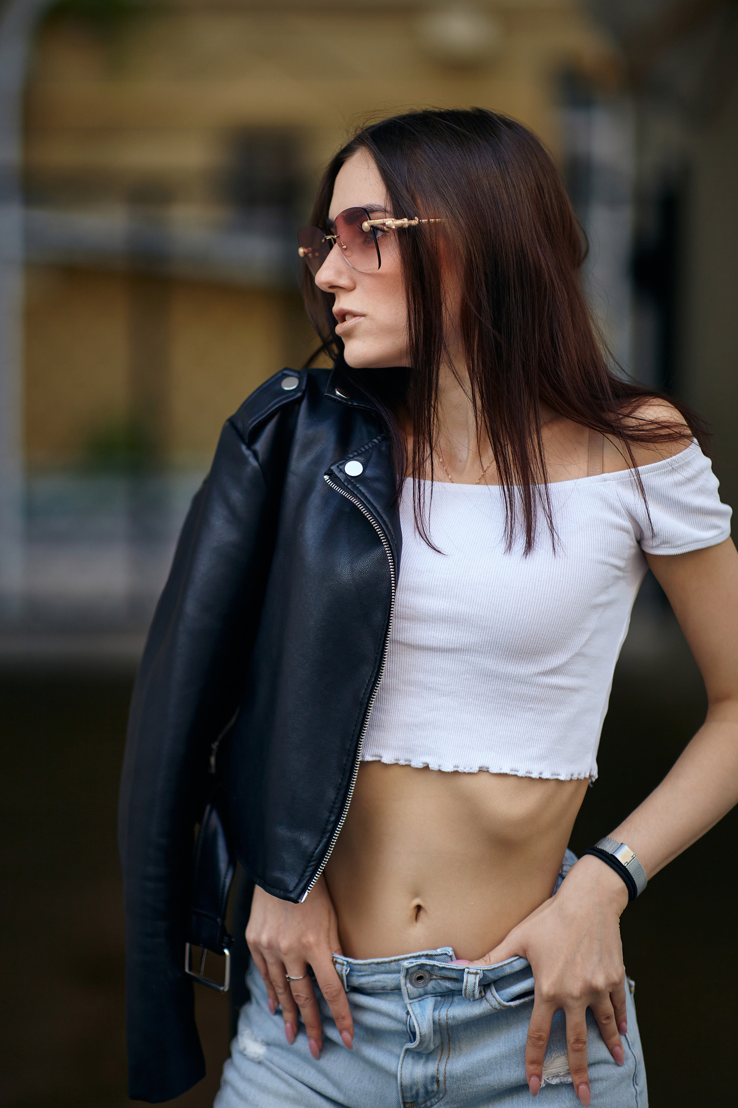 "Уникальная уличная портретная фотосессия Людмилы. Портретный фотограф в Москве Виталий Пересветов