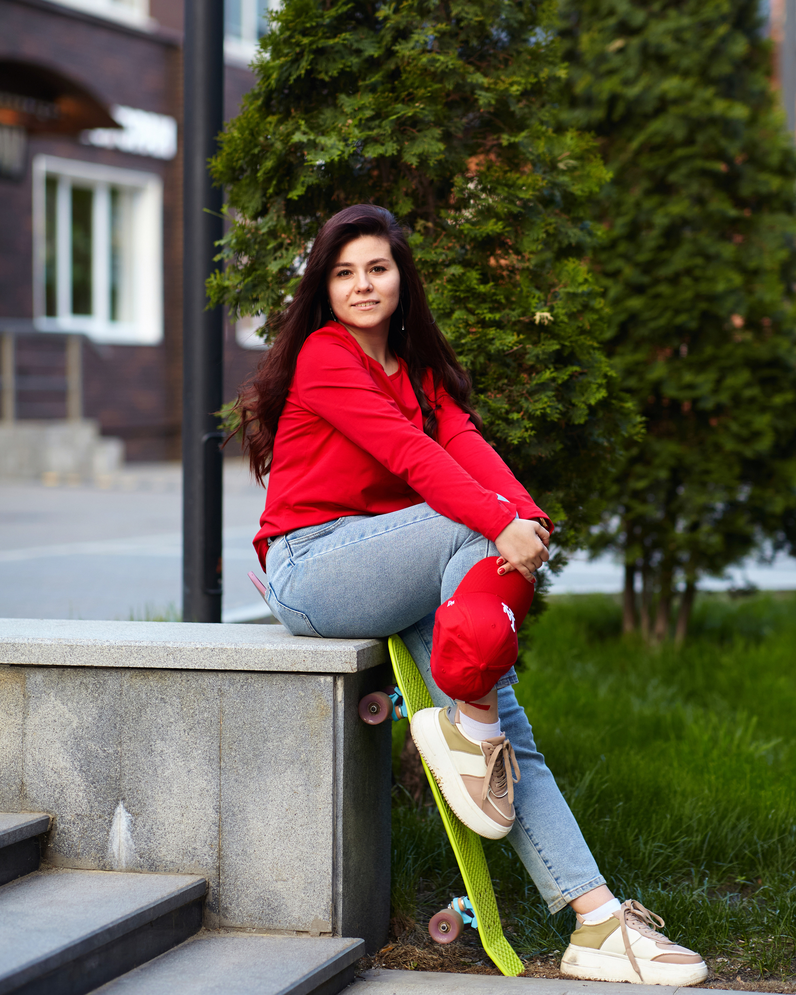 "Уникальная уличная портретная фотосессия Екатерины. Портретный фотограф в Москве Виталий Пересветов