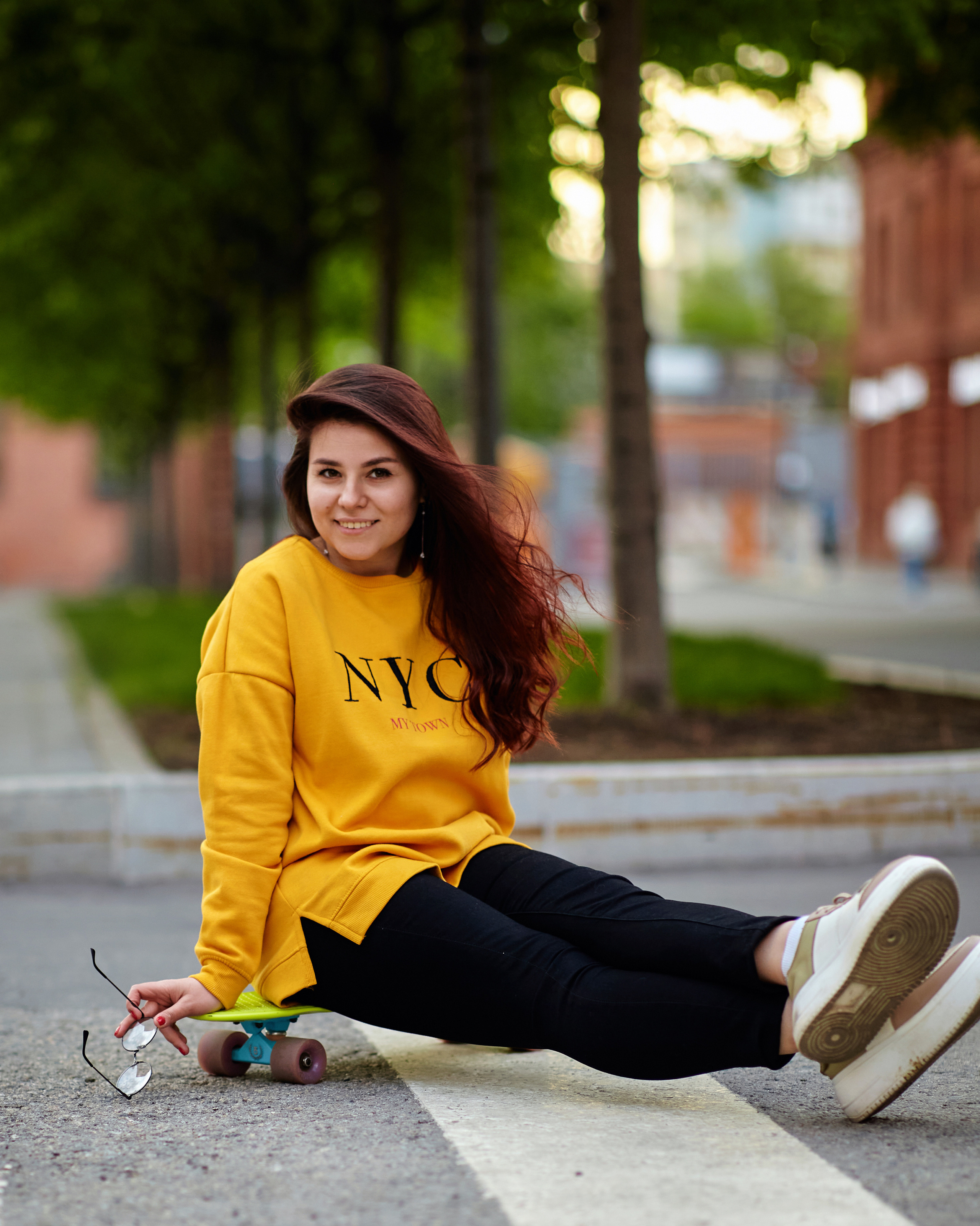 "Уникальная уличная портретная фотосессия Екатерины. Портретный фотограф в Москве Виталий Пересветов
