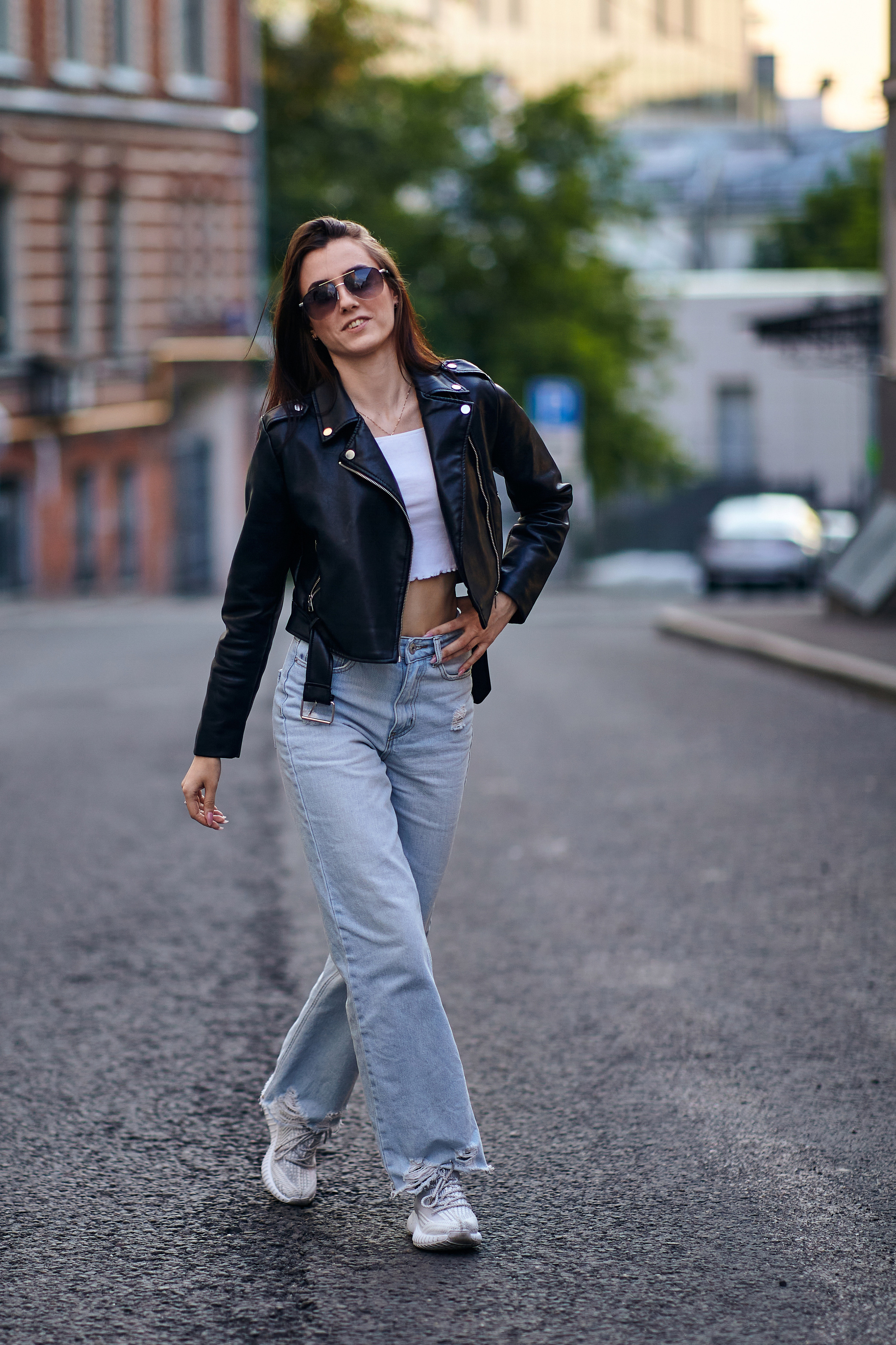 "Уникальная уличная портретная фотосессия Людмилы. Портретный фотограф в Москве Виталий Пересветов