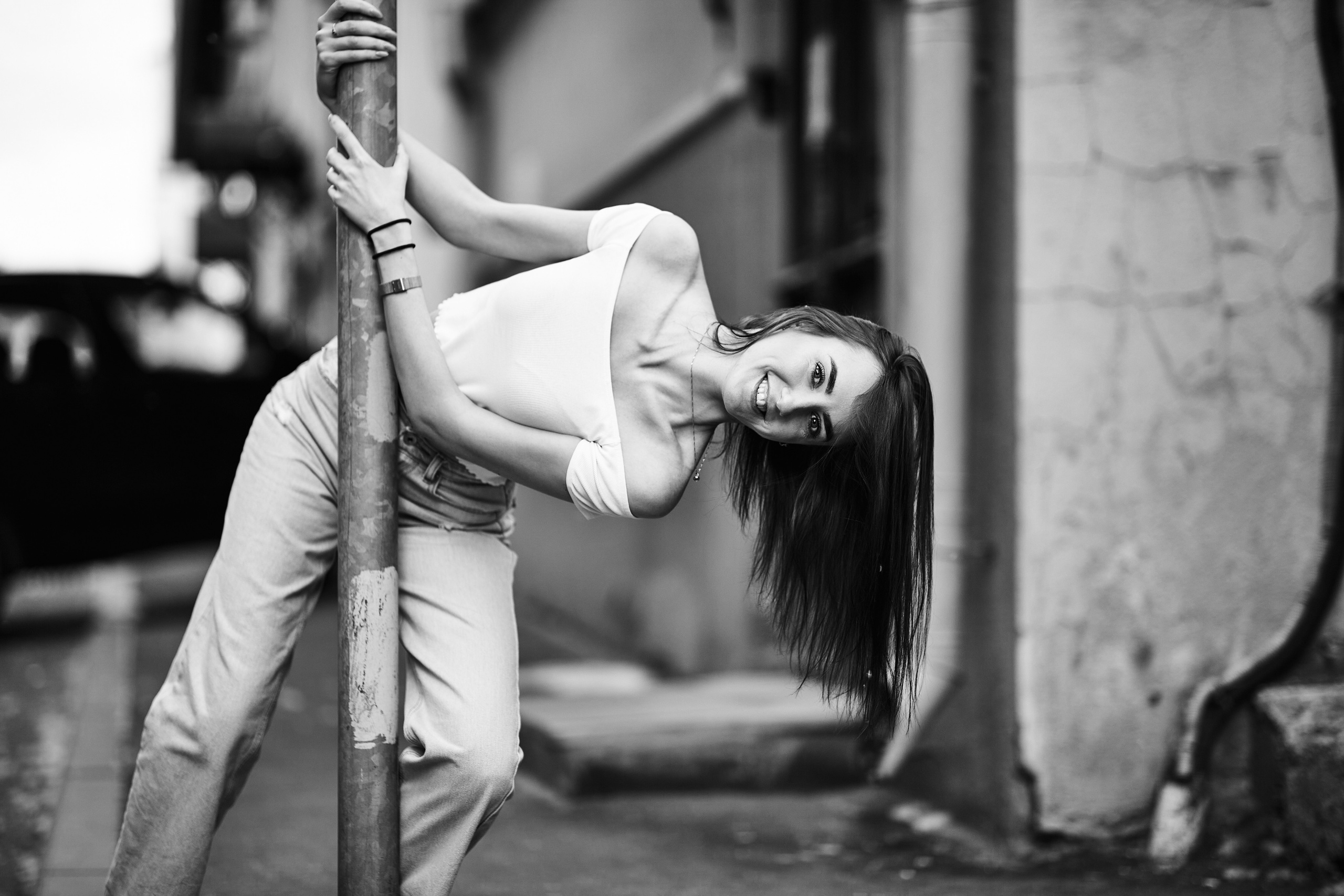 "Уникальная уличная портретная фотосессия Людмилы. Портретный фотограф в Москве Виталий Пересветов