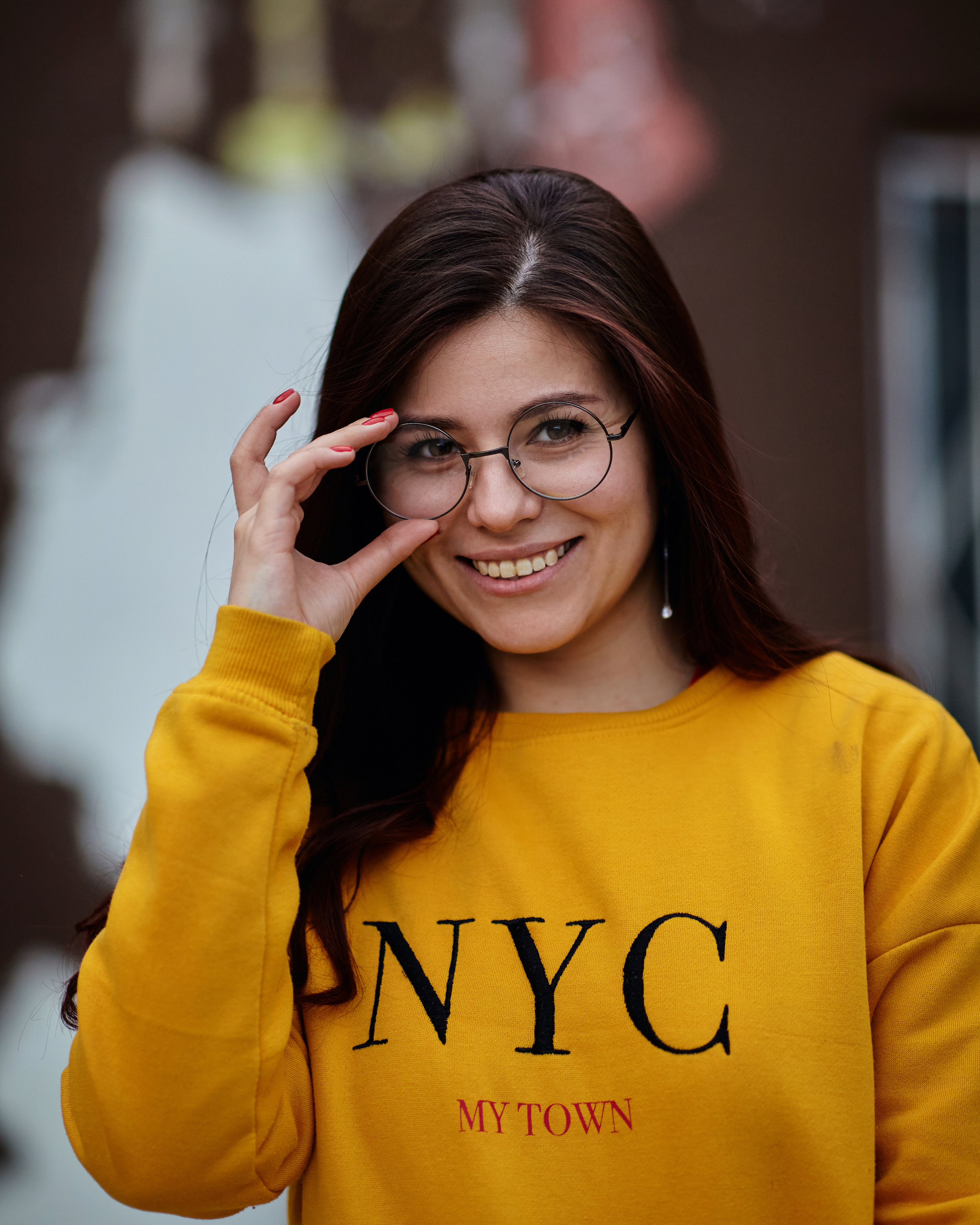 "Уникальная уличная портретная фотосессия Екатерины. Портретный фотограф в Москве Виталий Пересветов