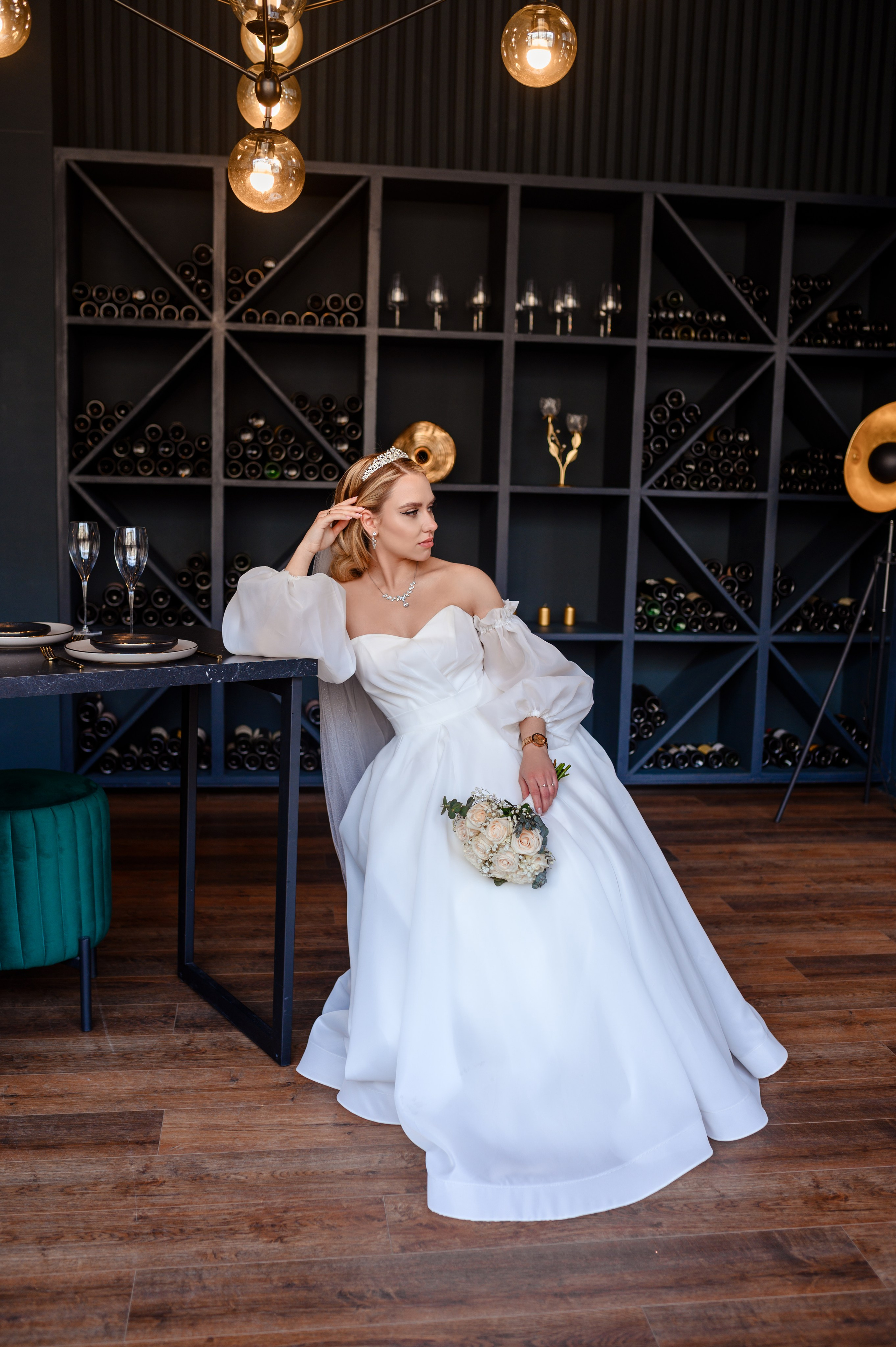 Свадебная фотосессия в фотостудии Аврора зал Эклипс. Семейный и свадебный фотограф в Донецке и Макеевке Дяченко Наталья