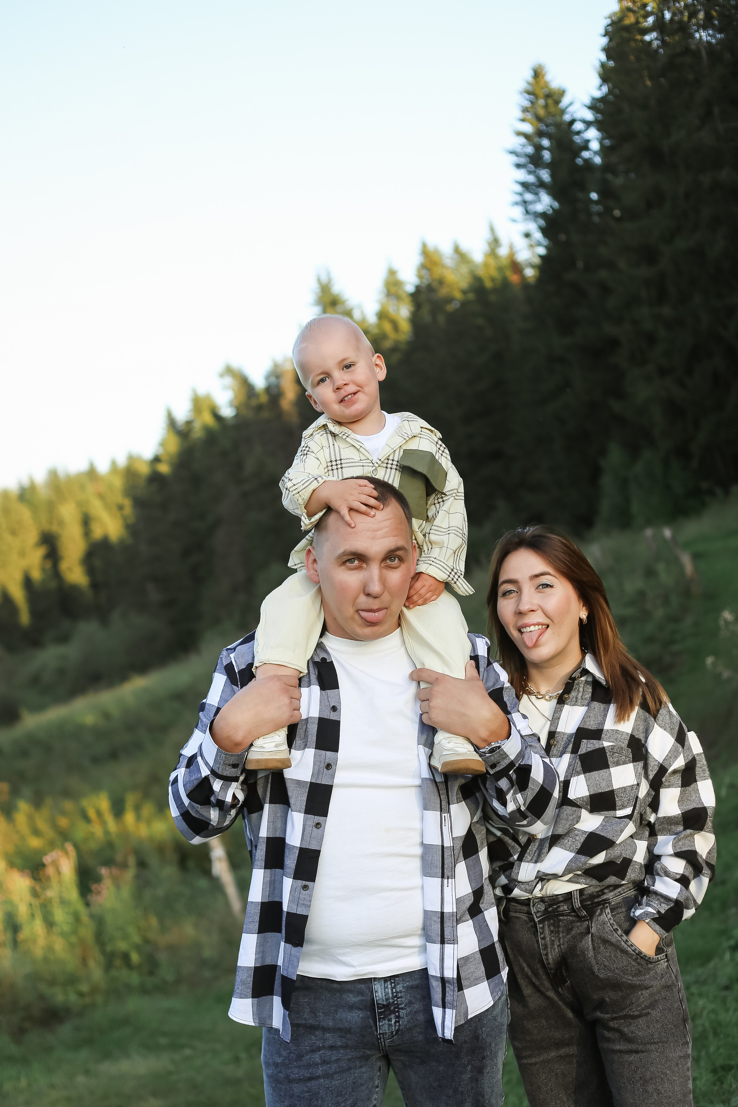 Тимофей, мама, папа. Семейный и детский фотограф в Перми Ольга Кошелева