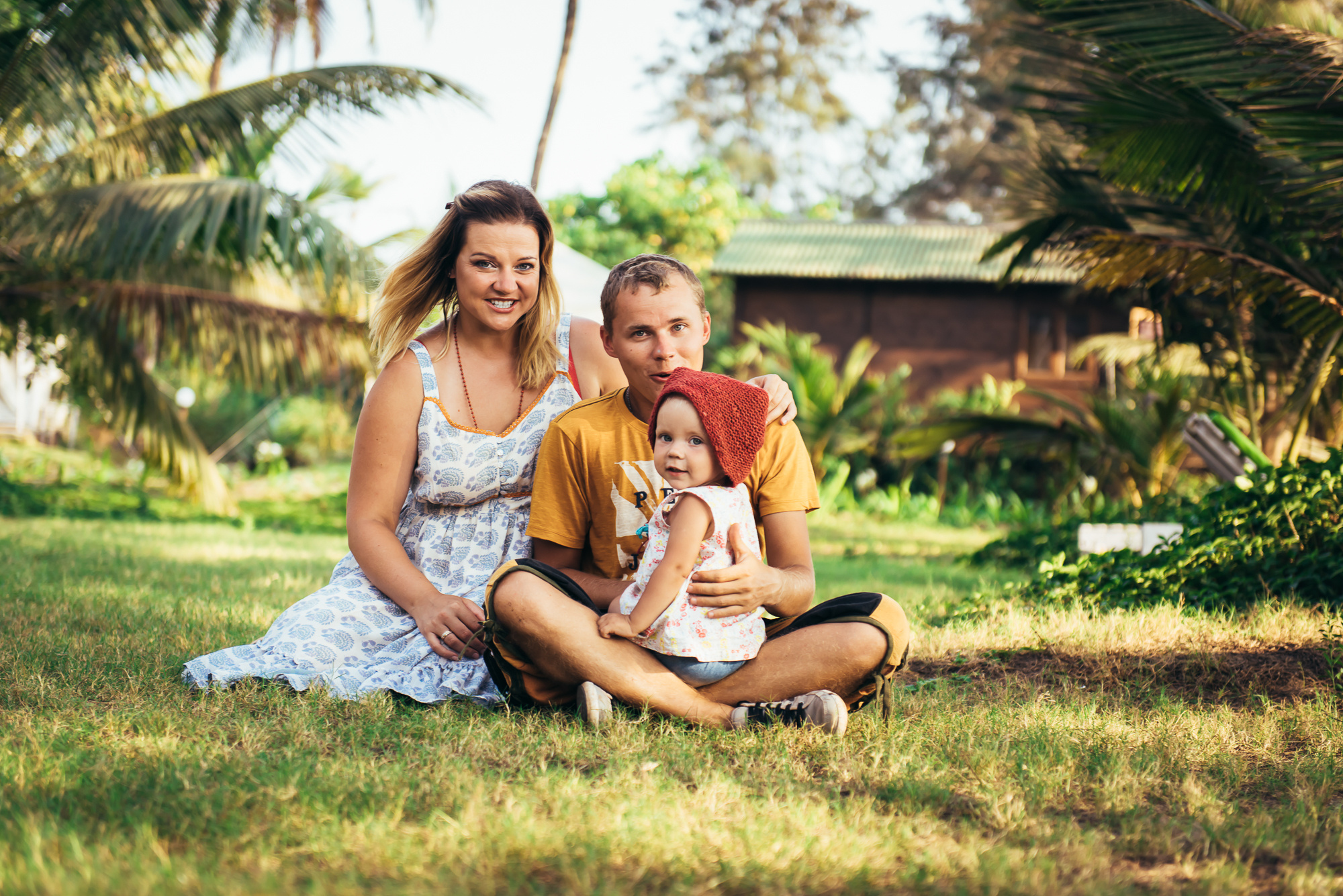 Оля, Саша и Арина в ГОА. Свадебный и семейный фотограф в Новосибирске Александр Счастный