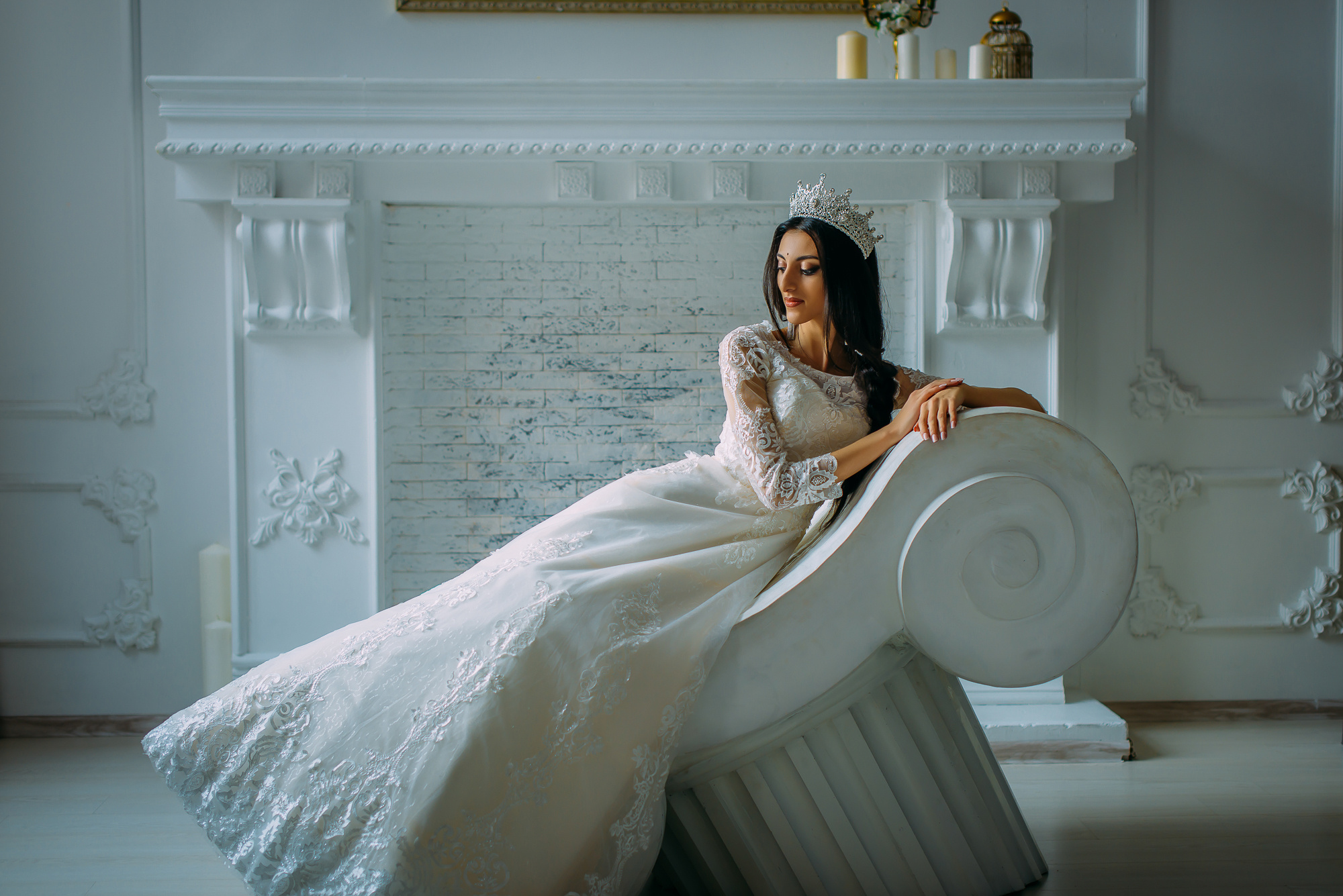 Наринэ, съемка коллекции платьев для салона Afrodita. Свадебный и семейный фотограф в Новосибирске Александр Счастный