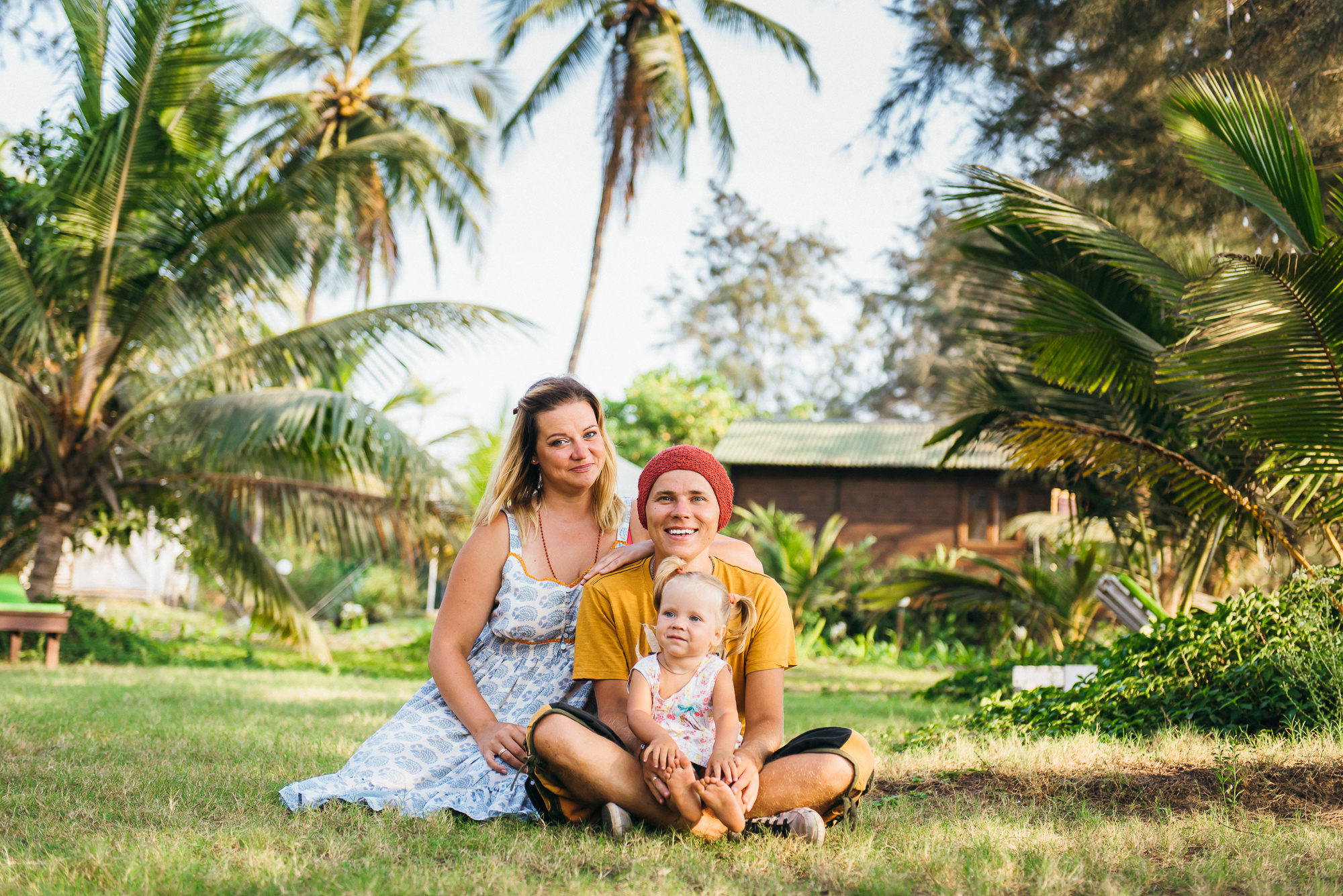 Оля, Саша и Арина в ГОА. Свадебный и семейный фотограф в Новосибирске Александр Счастный