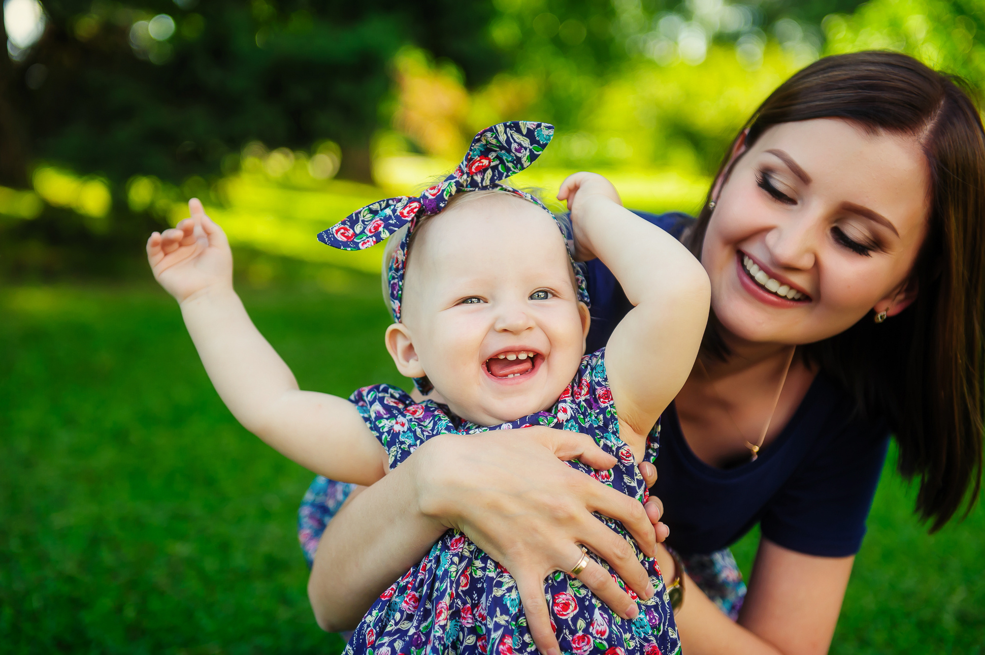 Галина, Алексей и крошка-дочка. Свадебный и семейный фотограф в Новосибирске Александр Счастный