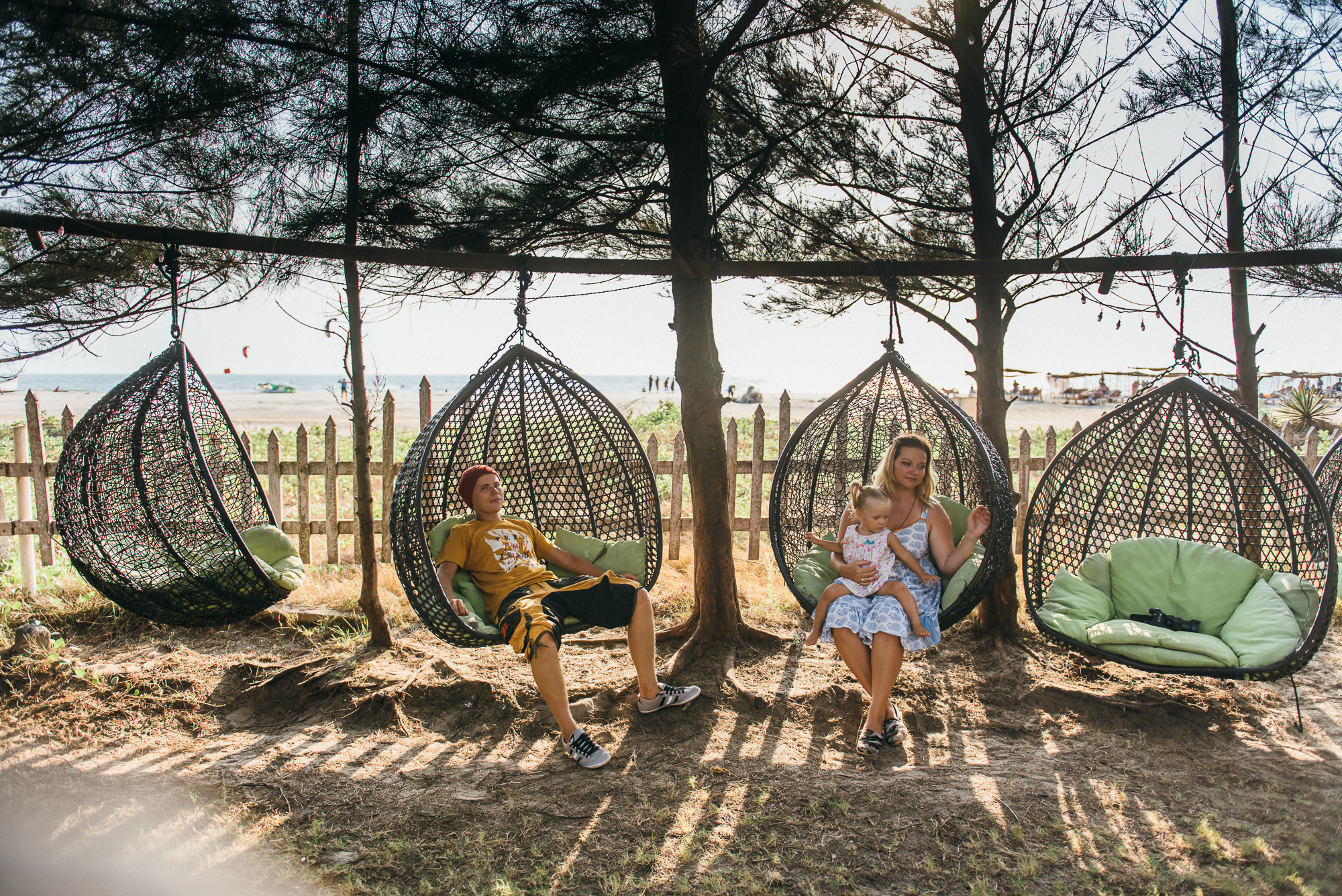 Оля, Саша и Арина в ГОА. Свадебный и семейный фотограф в Новосибирске Александр Счастный