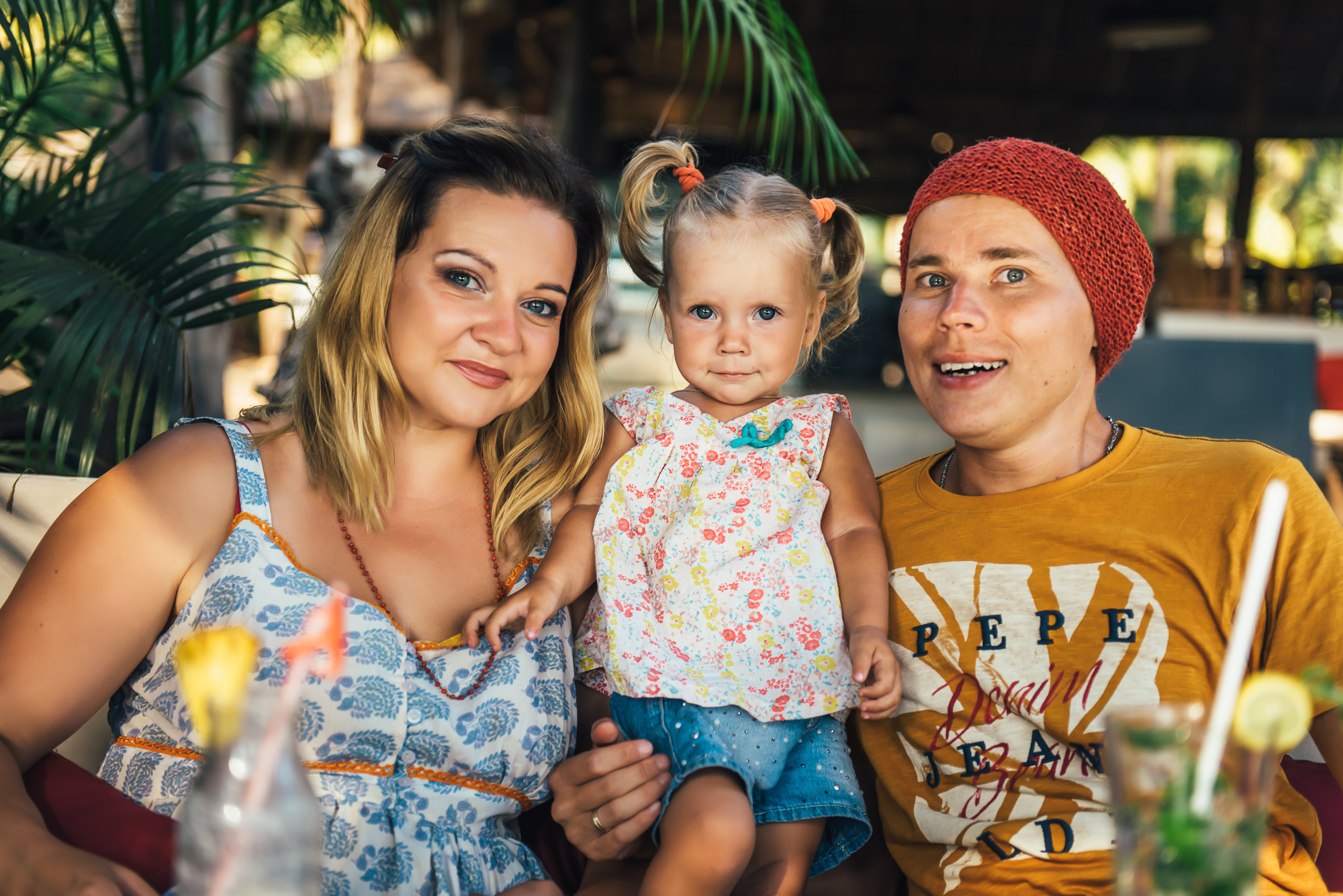 Оля, Саша и Арина в ГОА. Свадебный и семейный фотограф в Новосибирске Александр Счастный