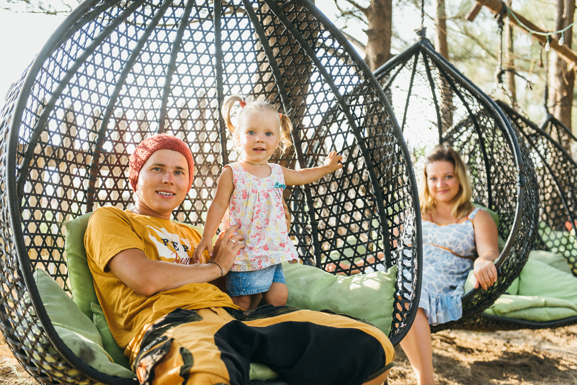 Оля, Саша и Арина в ГОА. Свадебный и семейный фотограф в Новосибирске Александр Счастный