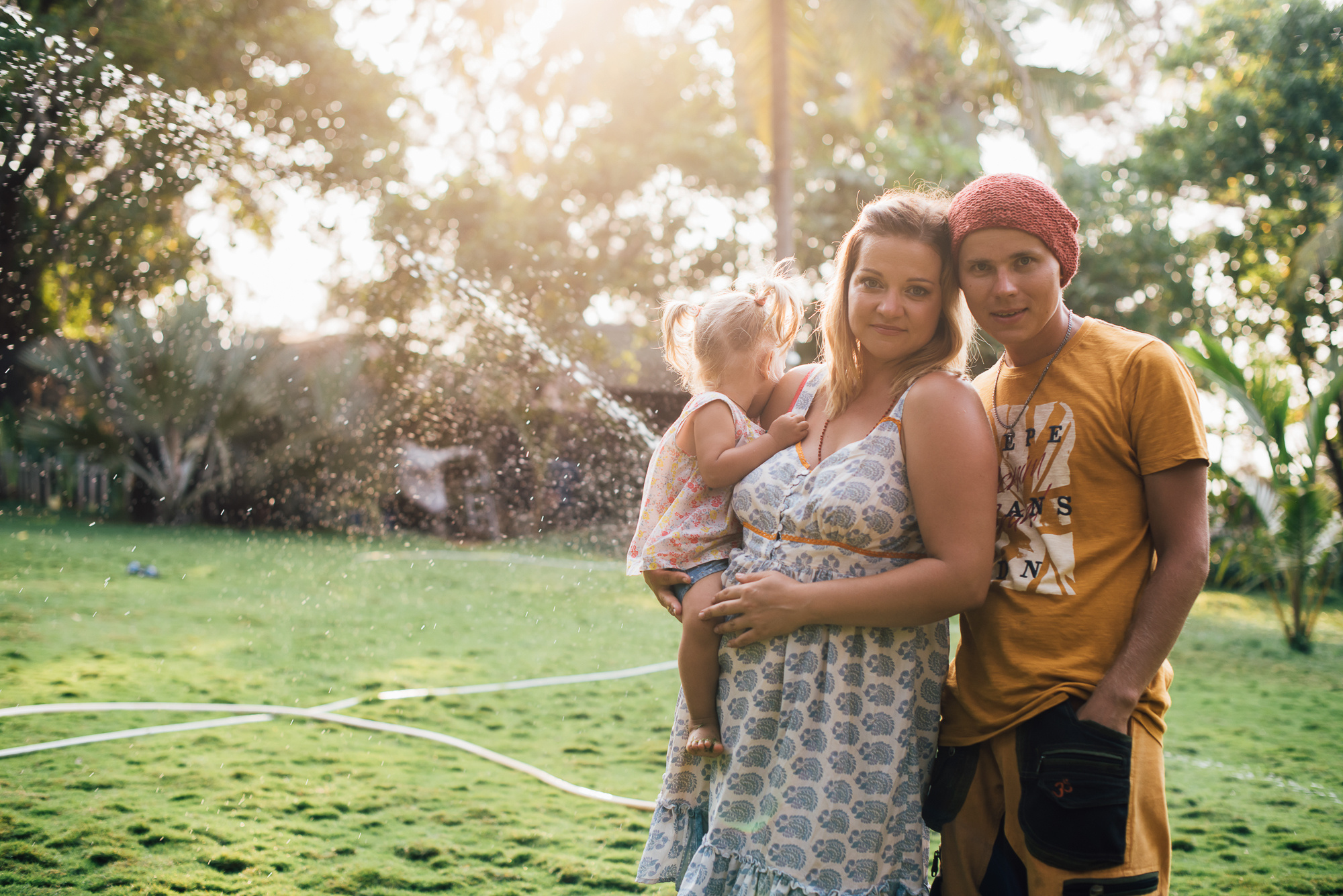 Оля, Саша и Арина в ГОА. Свадебный и семейный фотограф в Новосибирске Александр Счастный