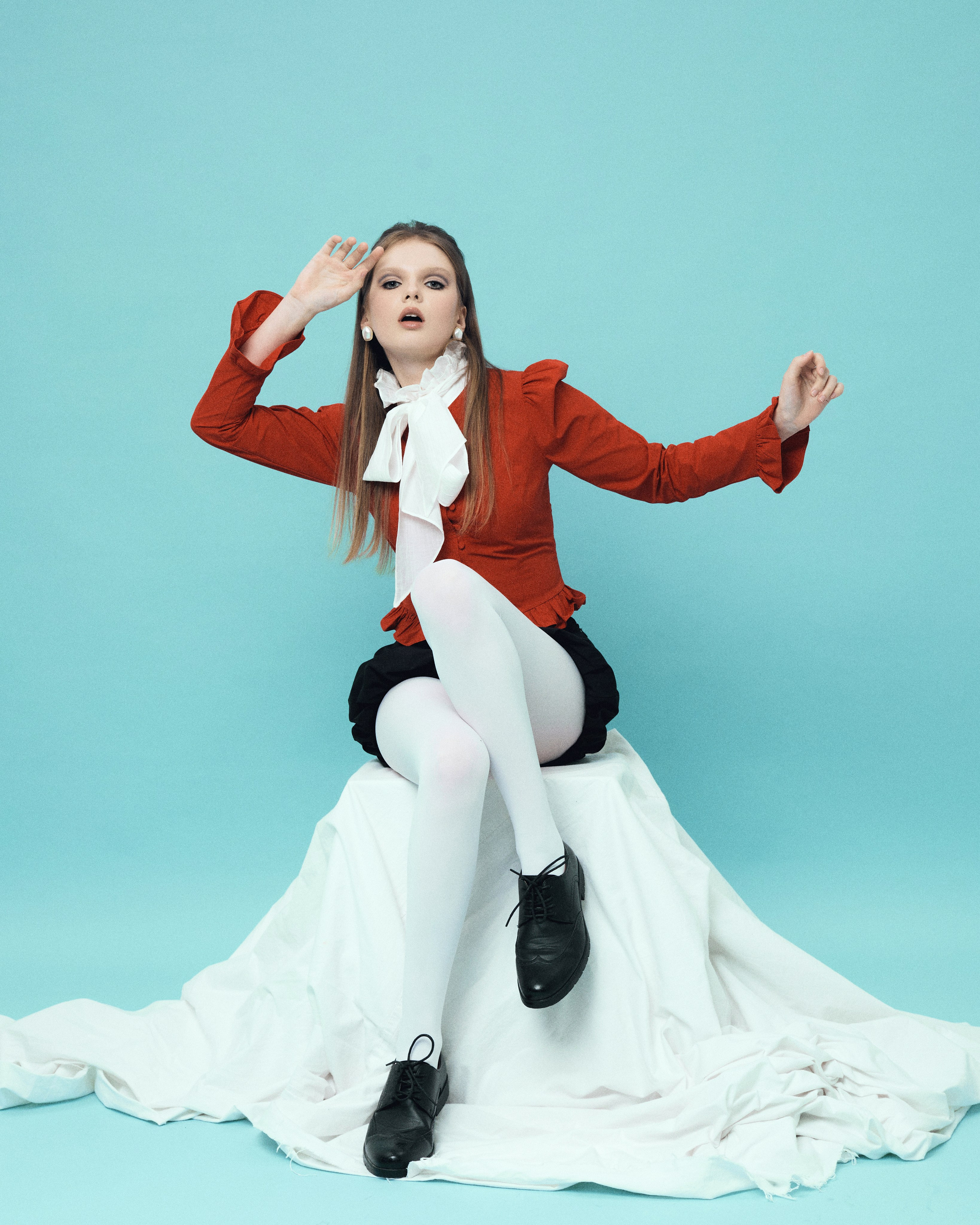 Kati, red blouse. Юрина Полина, фотограф из Екатеринбурга