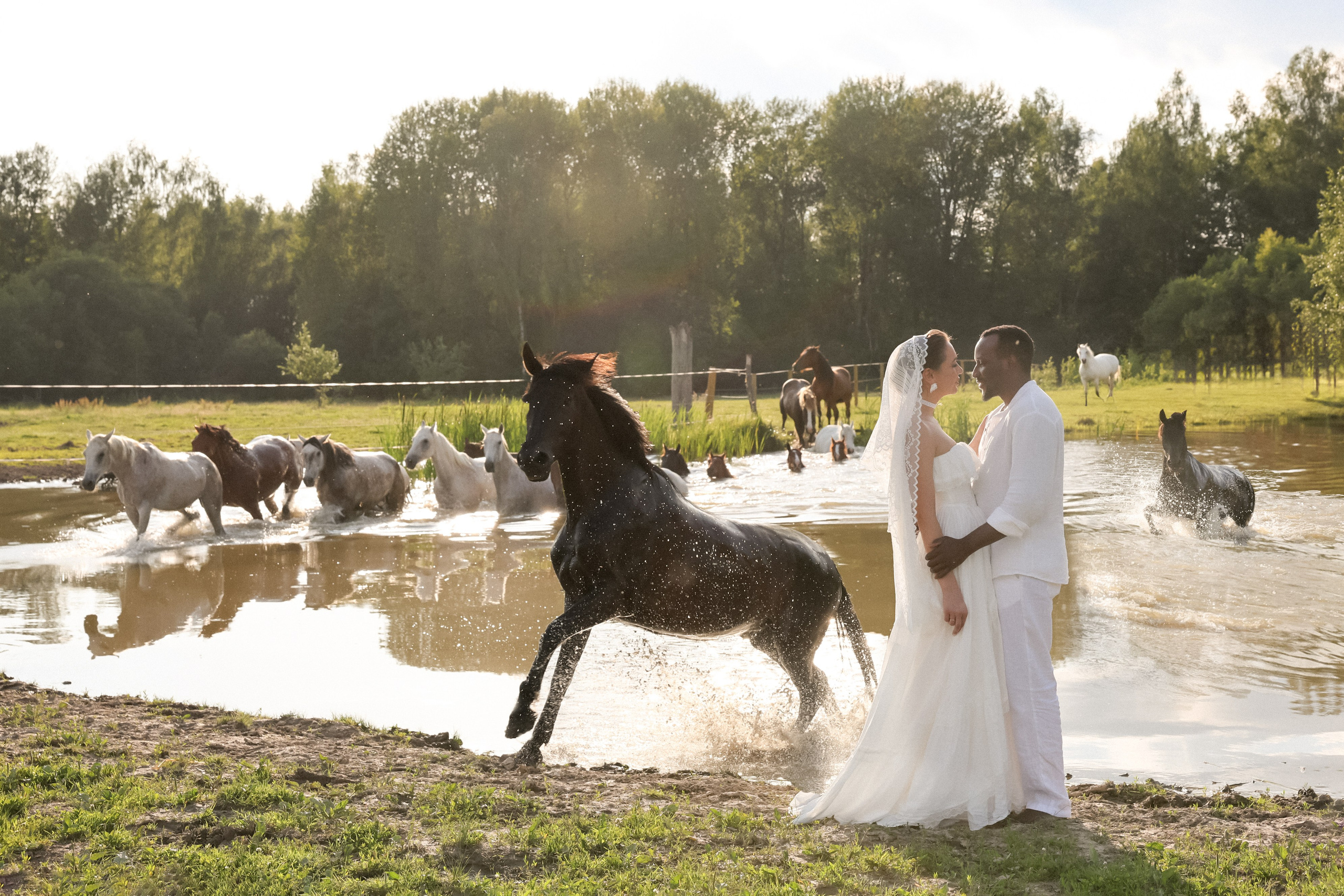 Кристафле и Олеся. Свадебный, репортажный, фотограф Москва и Московская область