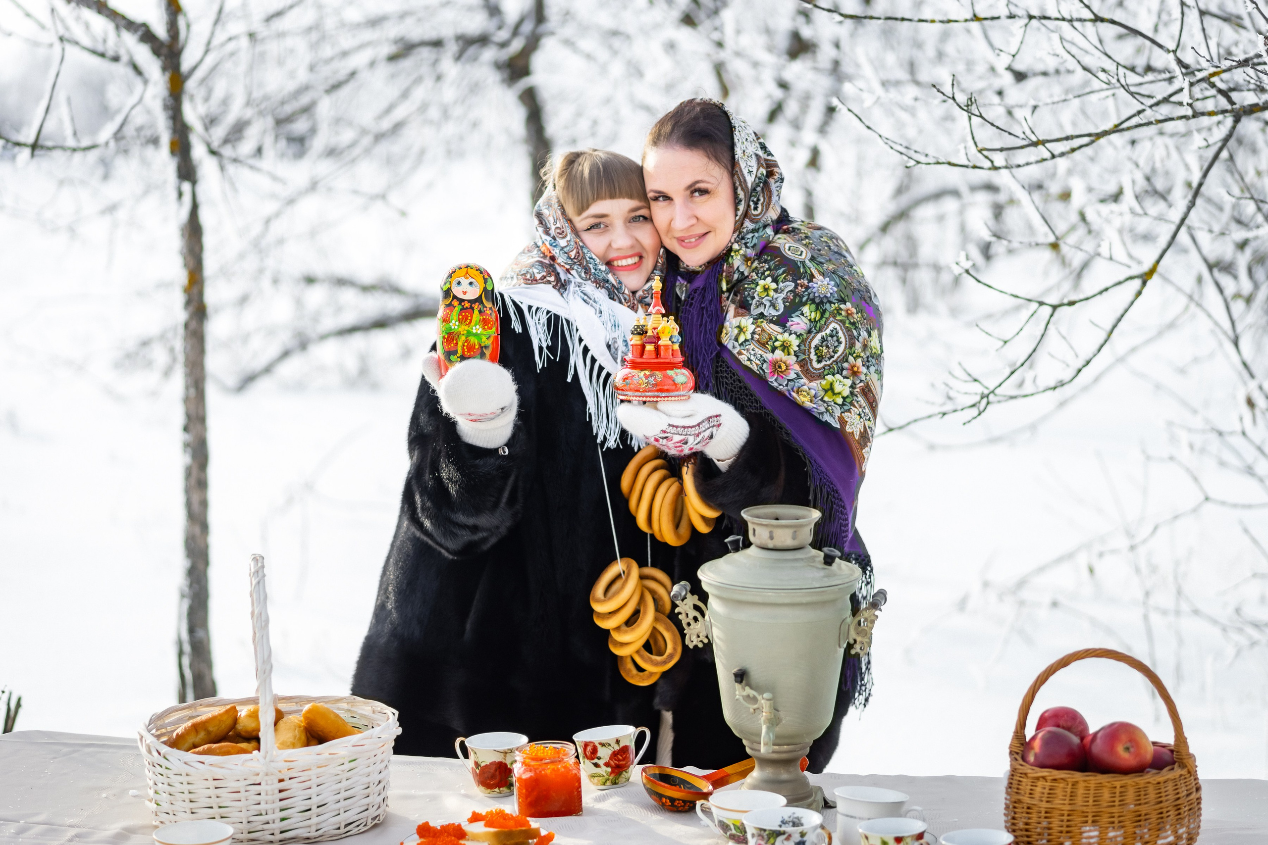 Зимняя в русском народном стиле. Ольга Плаксина фотограф в Саратове