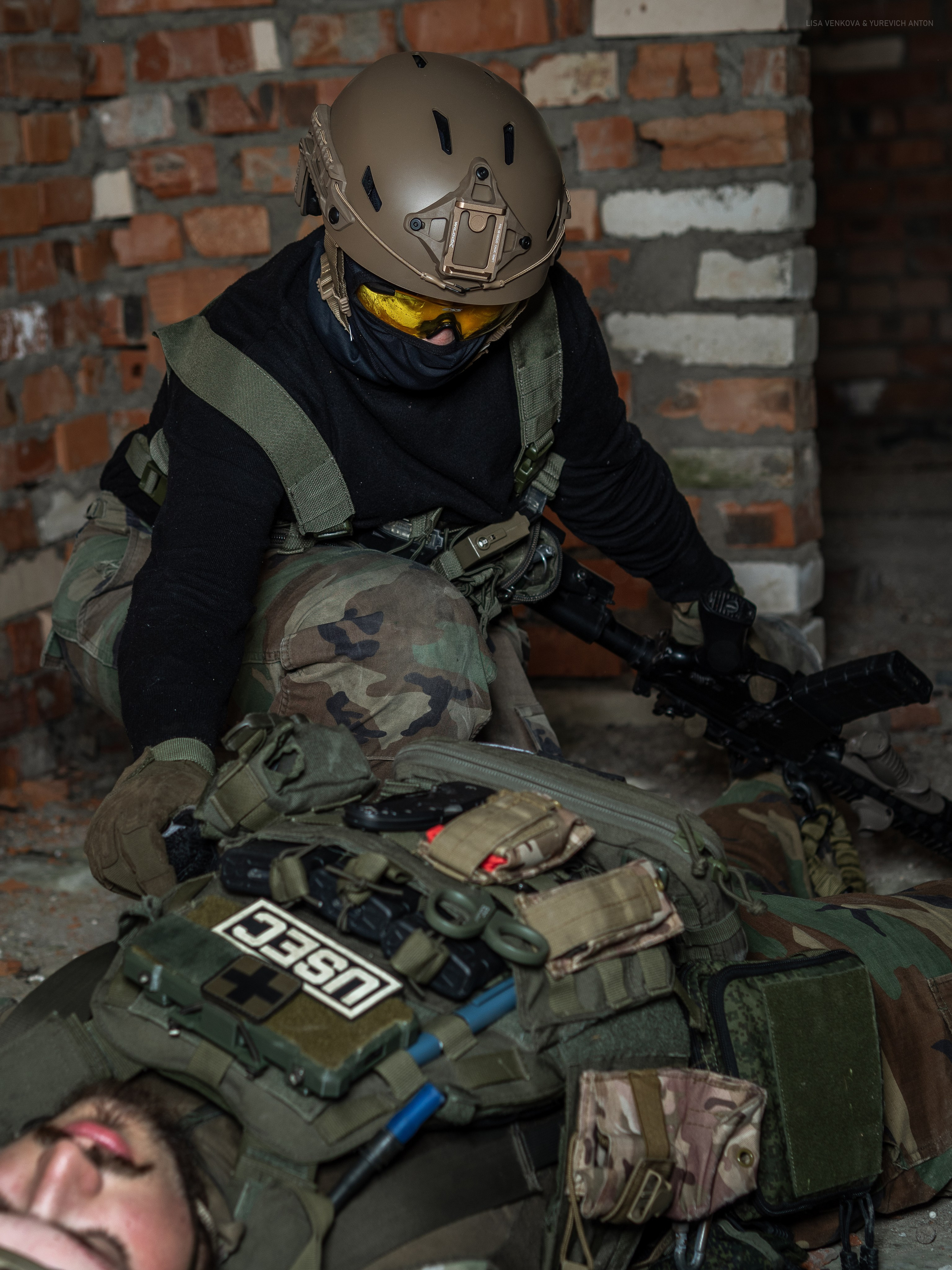 Милитари. Сайт портфолио двух профессиональных фотографов