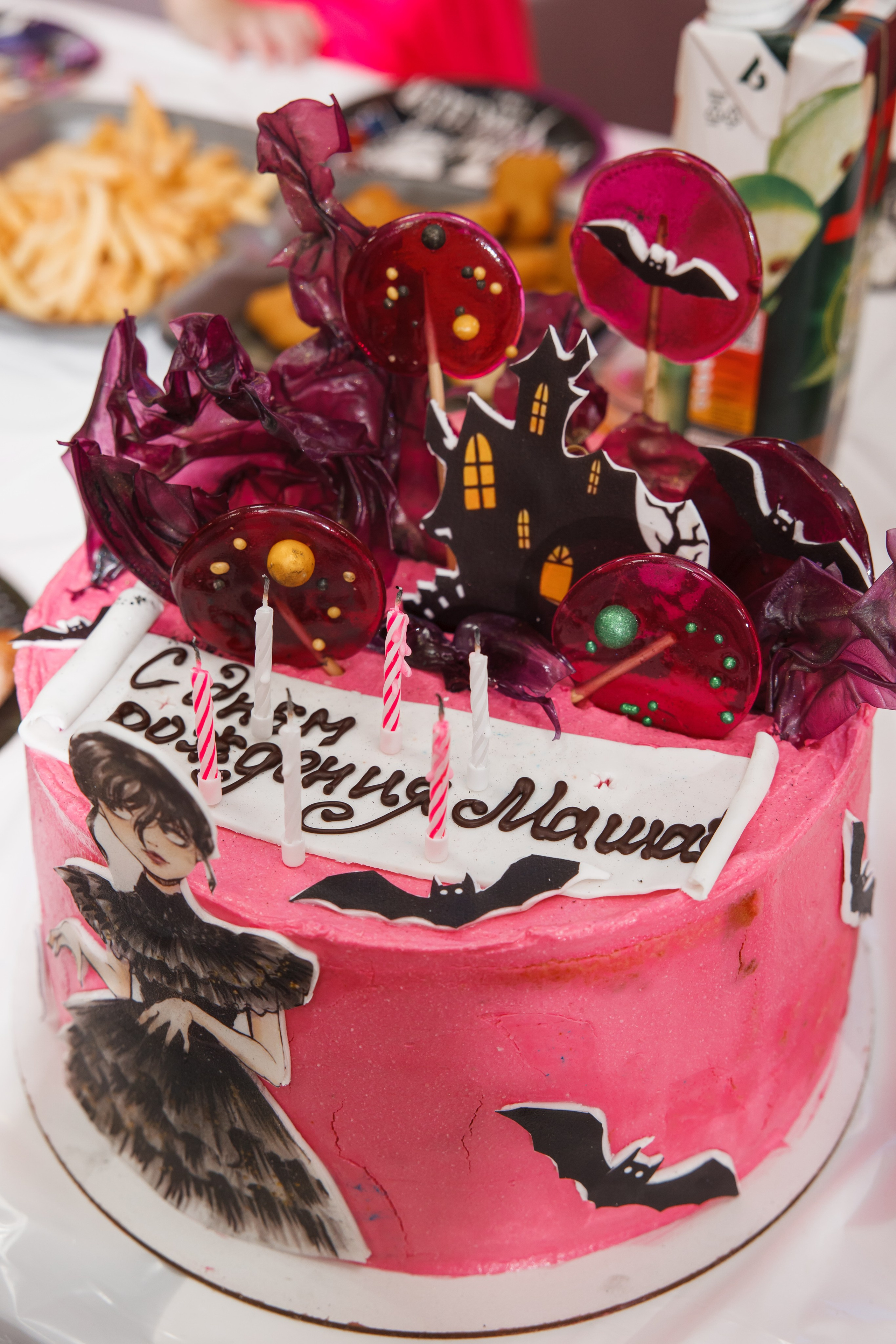 День рождения Маши в стиле «Wednesday». Свадебный и репортажный фотограф (Москва, Королев и другие)