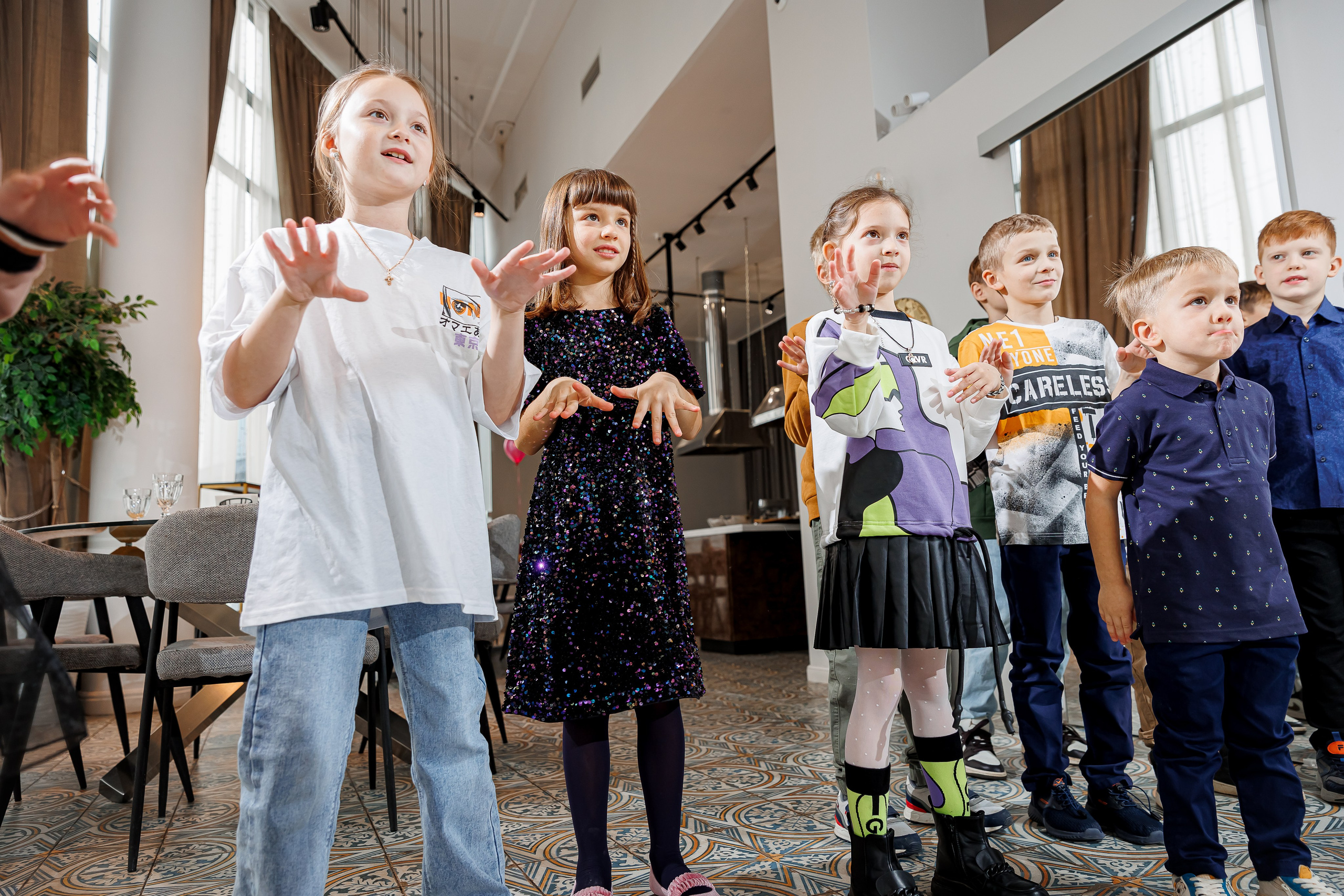 День рождения Насти «Венсдэй во Вкусотеррии». Семейный и детский фотограф Комина Елена, Власиха, Одинцово