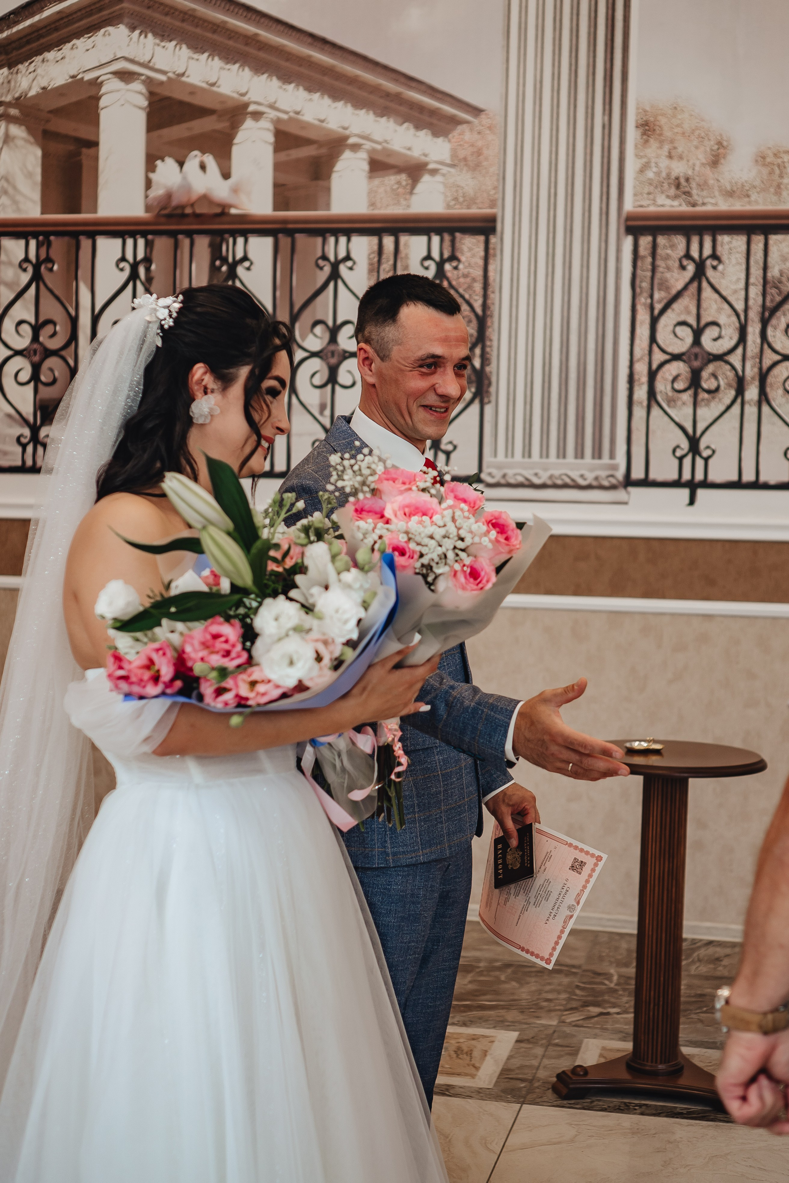 СВАДЕБНАЯ СЬЕМКА В ЗАГСЕ НА МОСКОВСКОМ ПРОСПЕКТЕ. Профессиональный фотограф, Санкт-Петербург — Виктория Богомолова