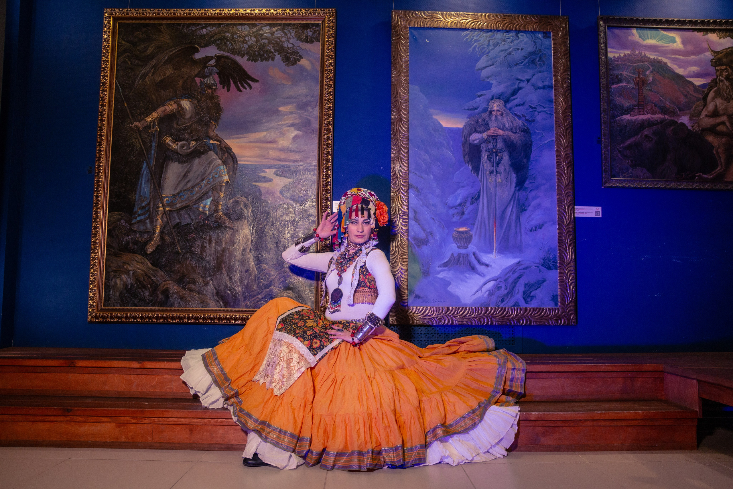 Танец в музее. Музей славянской мифологии. Модель Лана Чернявская. Ваш фотограф Северск | Томск