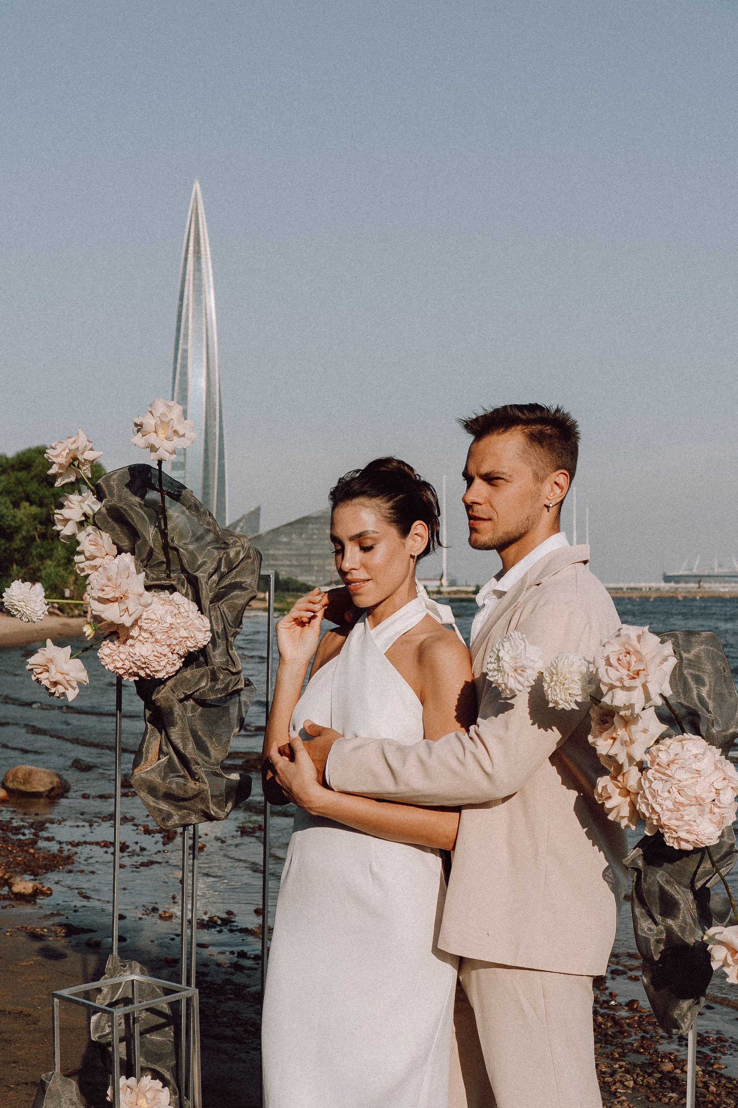 СВАДЕБНАЯ ФОТОСЕССИЯ ВЫЕЗДНОЙ ЦЕРЕМОНИИ (ФИНСКИЙ ЗАЛИВ). Профессиональный фотограф, Санкт-Петербург — Виктория Богомолова