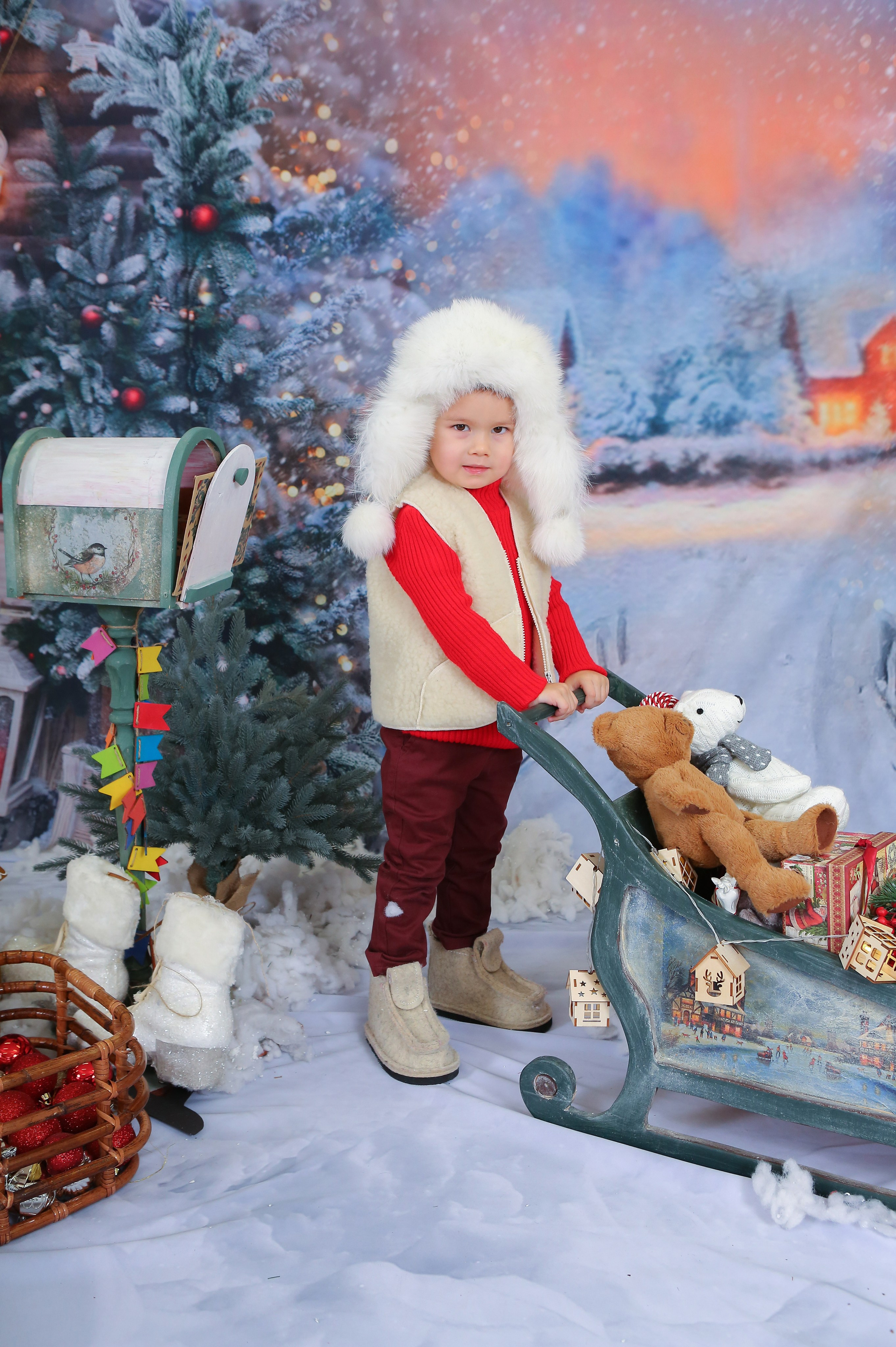 Волшебные сани. Студия детской и семейной фотографии 12кадров