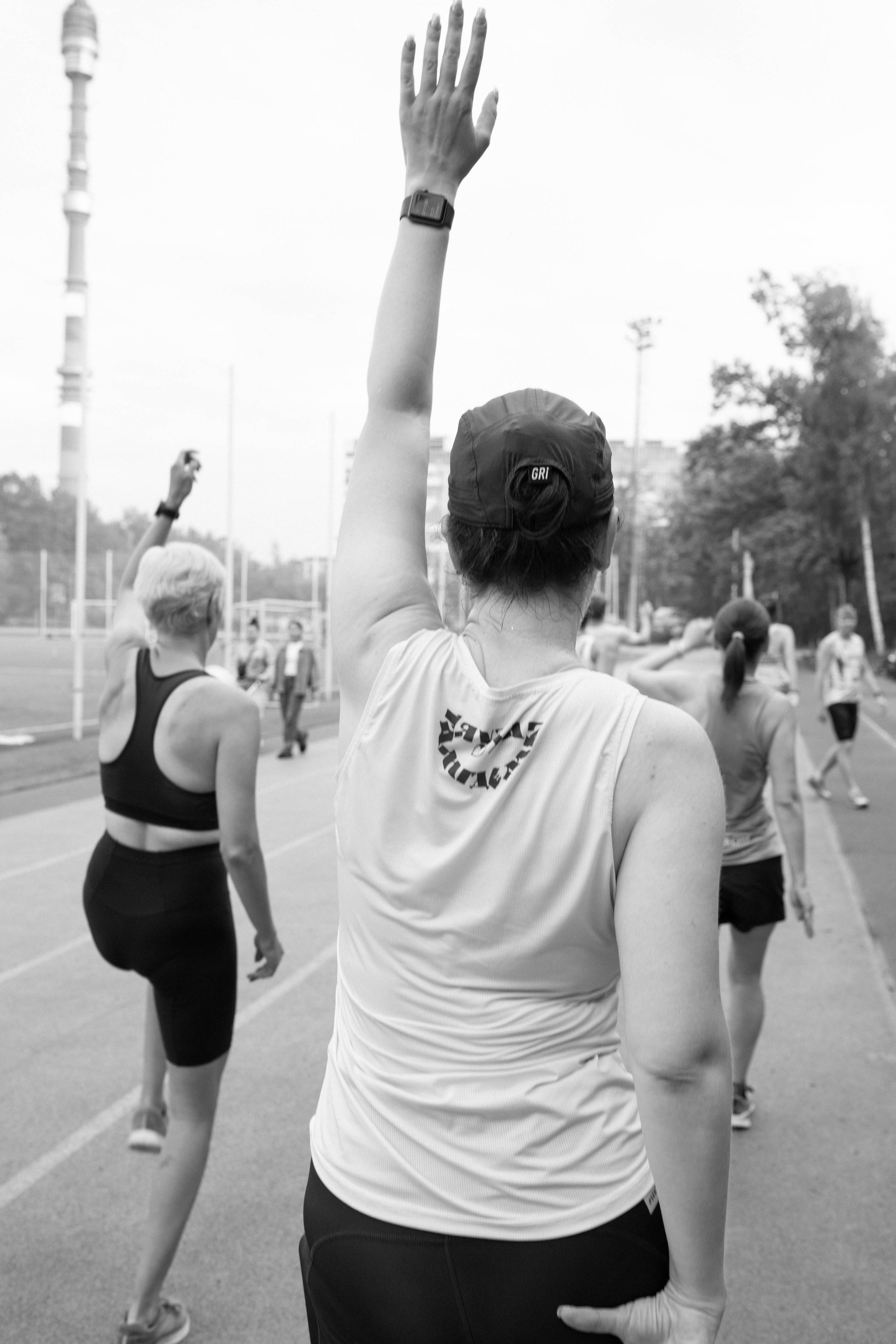 Тренировка сквозь призму чб. Александра Мельниченко/ Бегающий фотограф