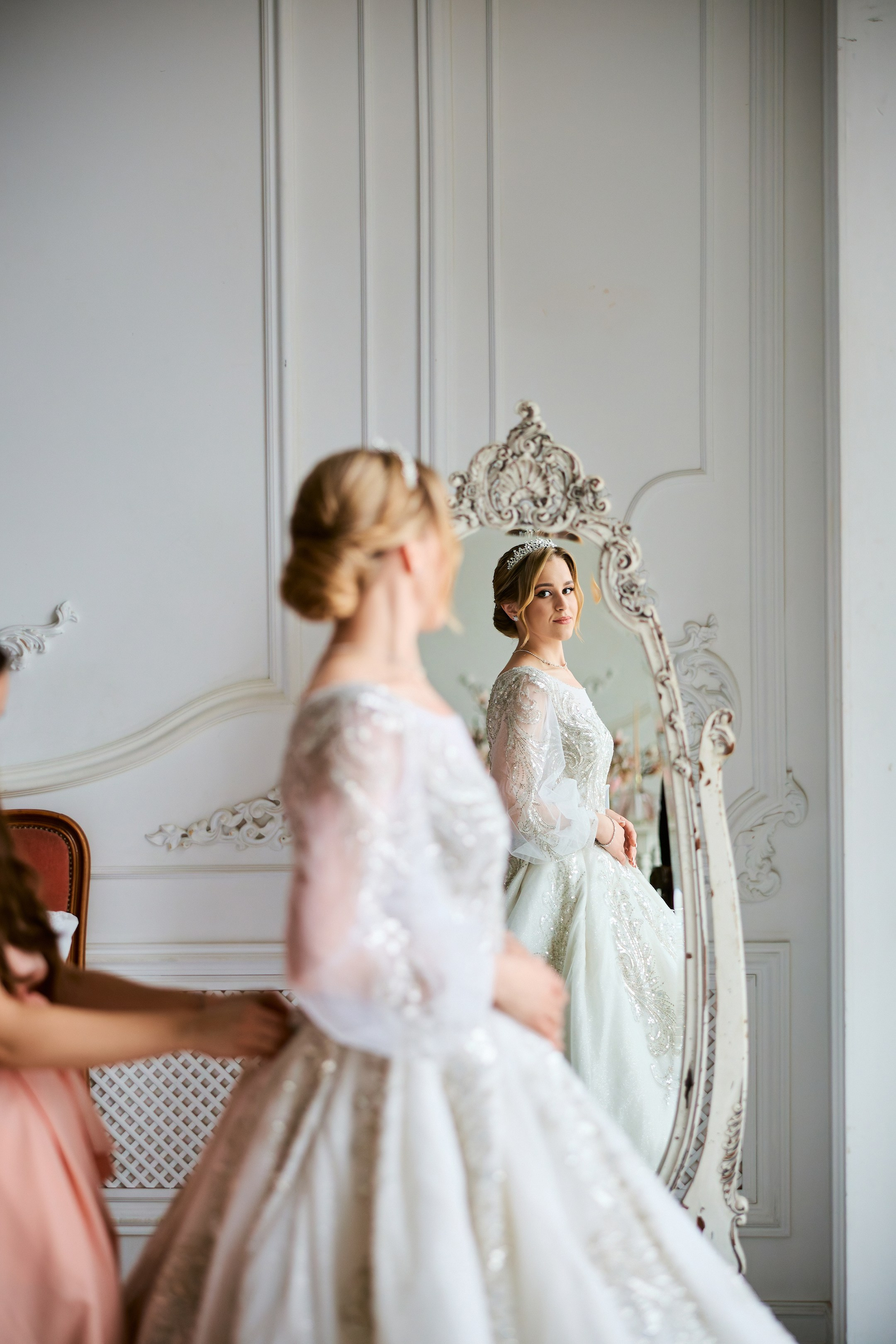 Свадебная фотосессия в студии. Свадебный фотограф Сергей Колбинский