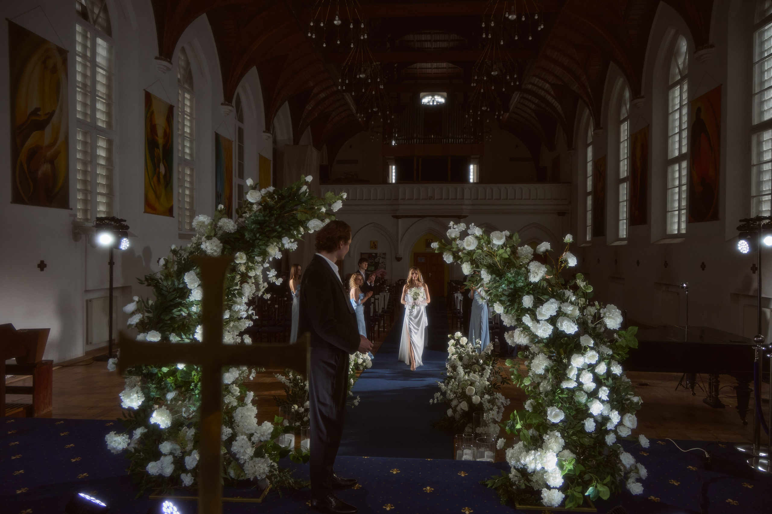Венчание в католической церкви. Свадебный фотограф Москва Марковкина КрисТина