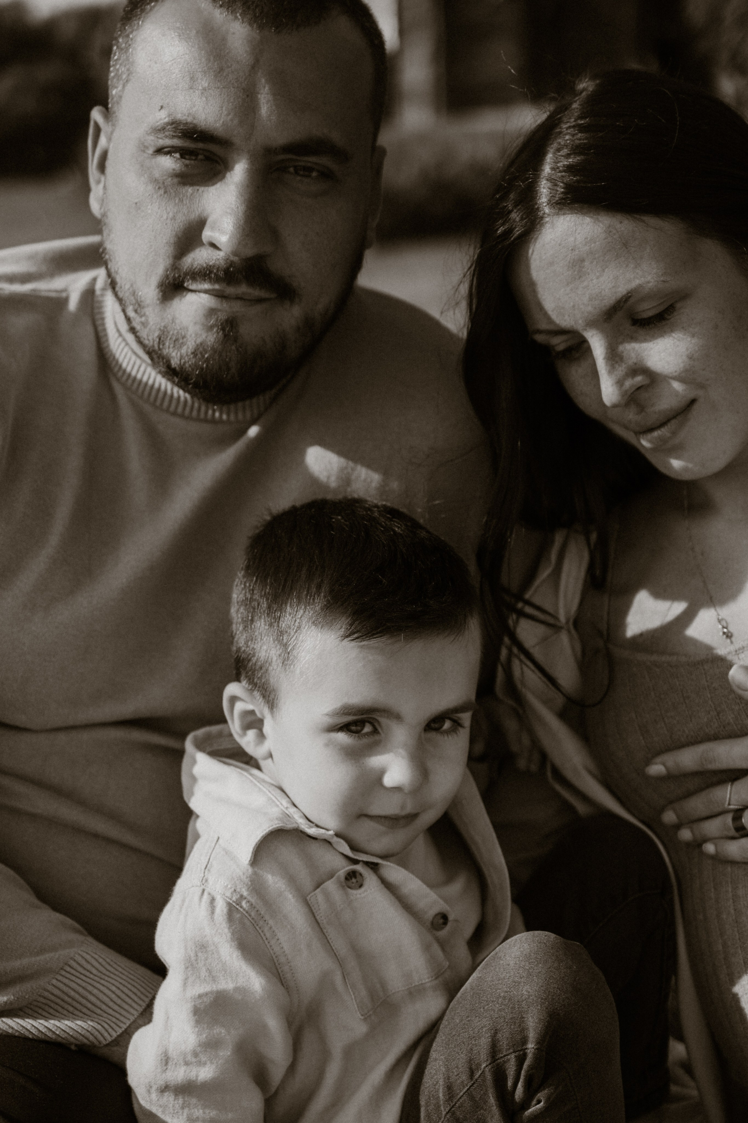 Александр, Диана и Демид в ожидании малышки. Семейный фотограф Москва