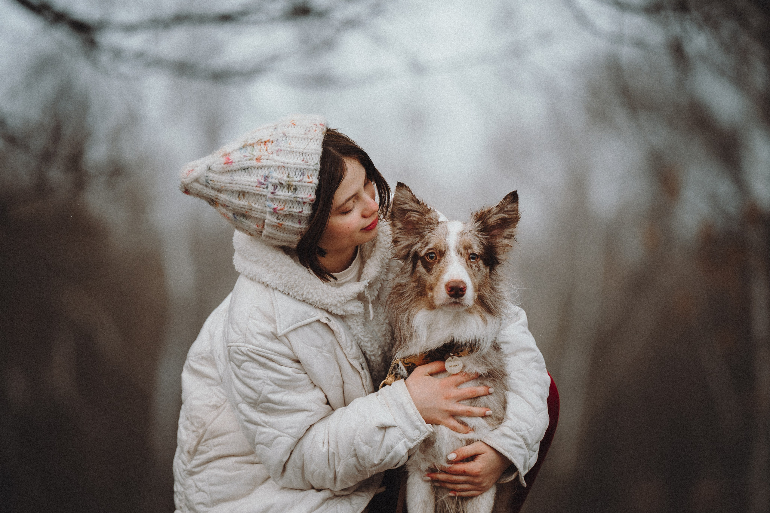 Аня и Дэймон. Семейный фотограф анималист Ананьева Мария — Москва