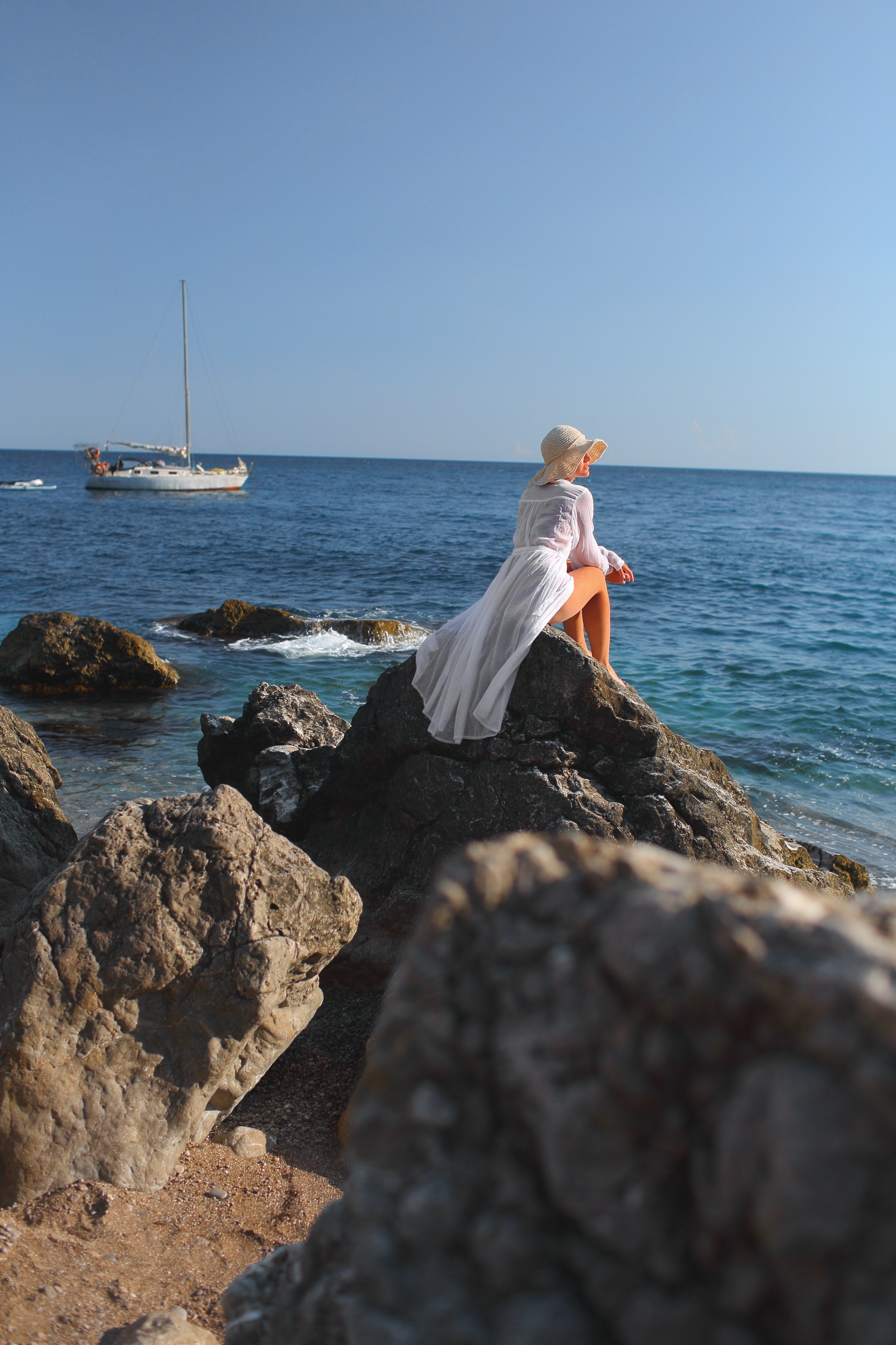 Фотосессия девушки у моря. Свадебный и репортажный фотограф в Ярославле и Санкт-Петербурге Роман Микрюков