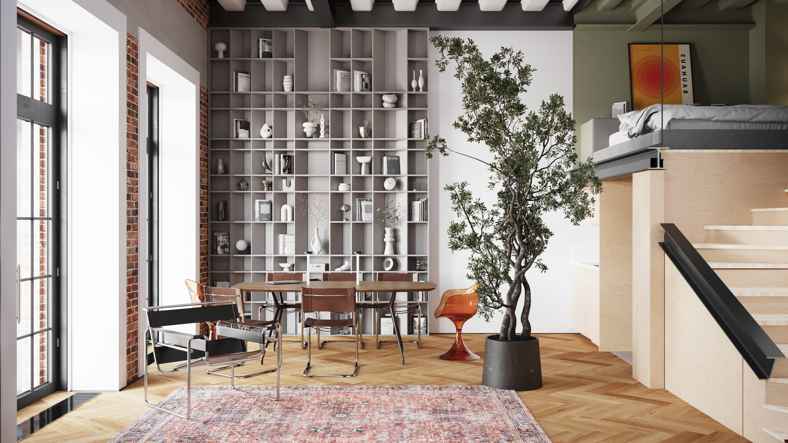 Лофт на красносельской. Архитектурные интерьеры