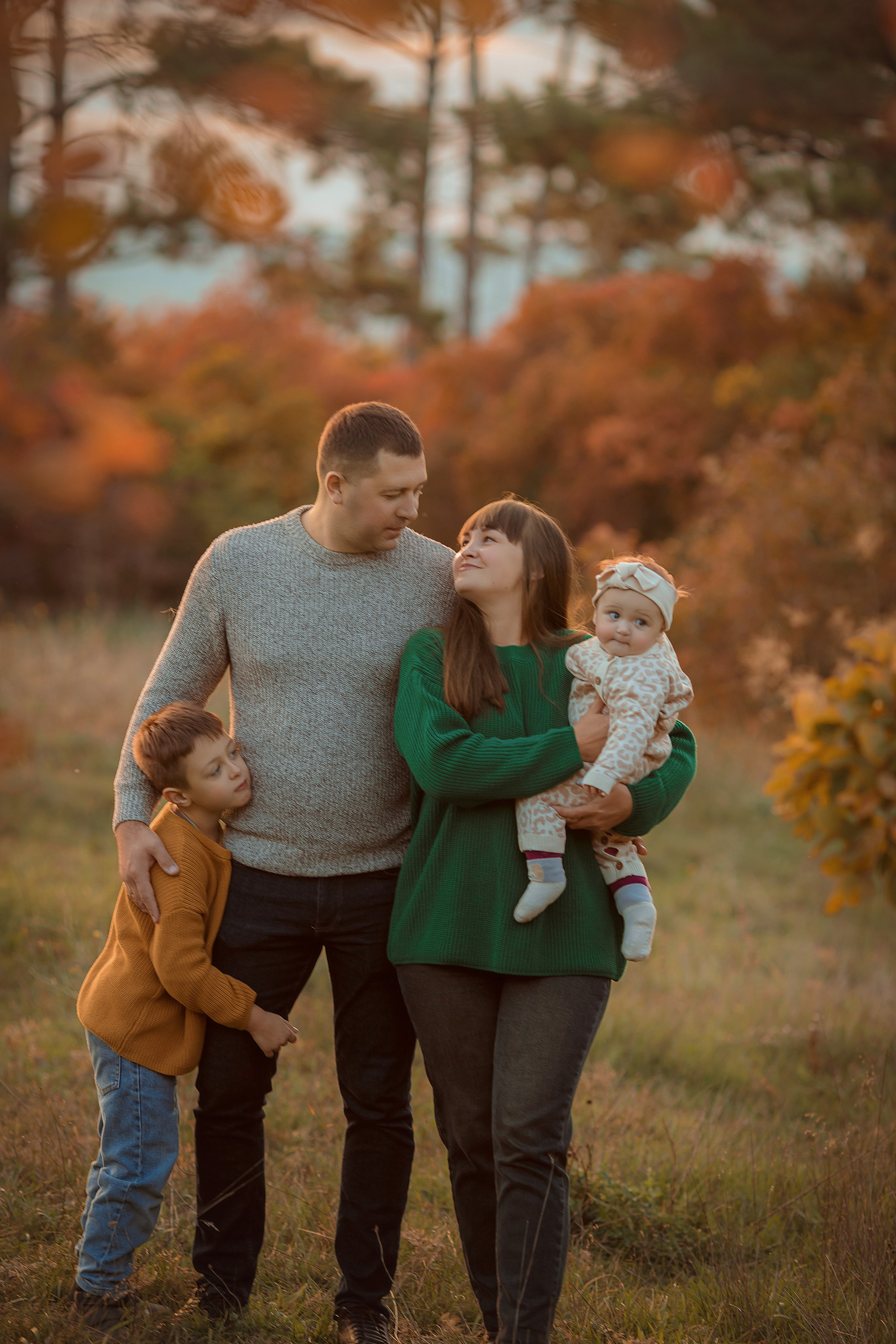 Семья Гутник. Осень. Семейный и детский фотограф в Крыму Екатерина Швец
