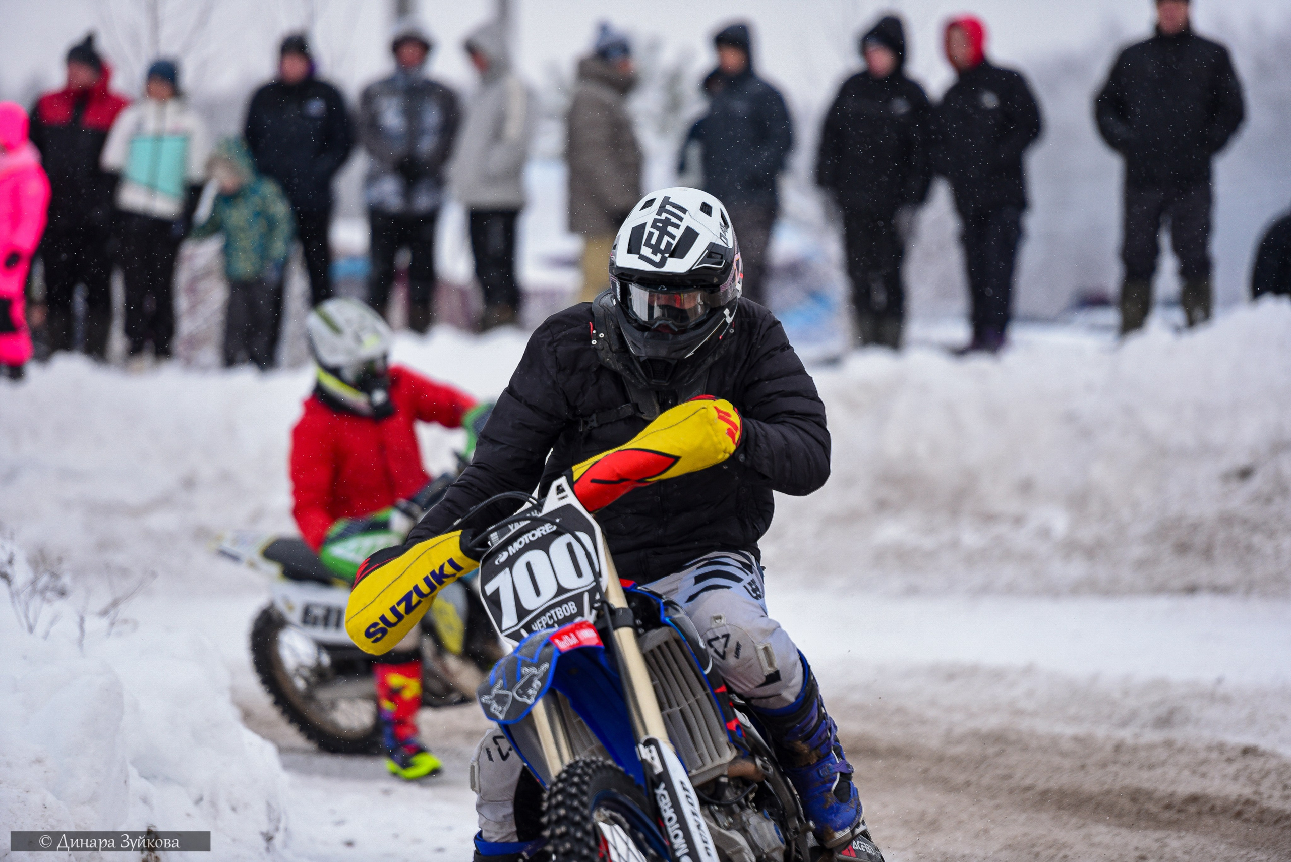 Новогодний мотокросс г. Вязники. Мотофотограф в Нижнем Новгороде Динара Зуйкова