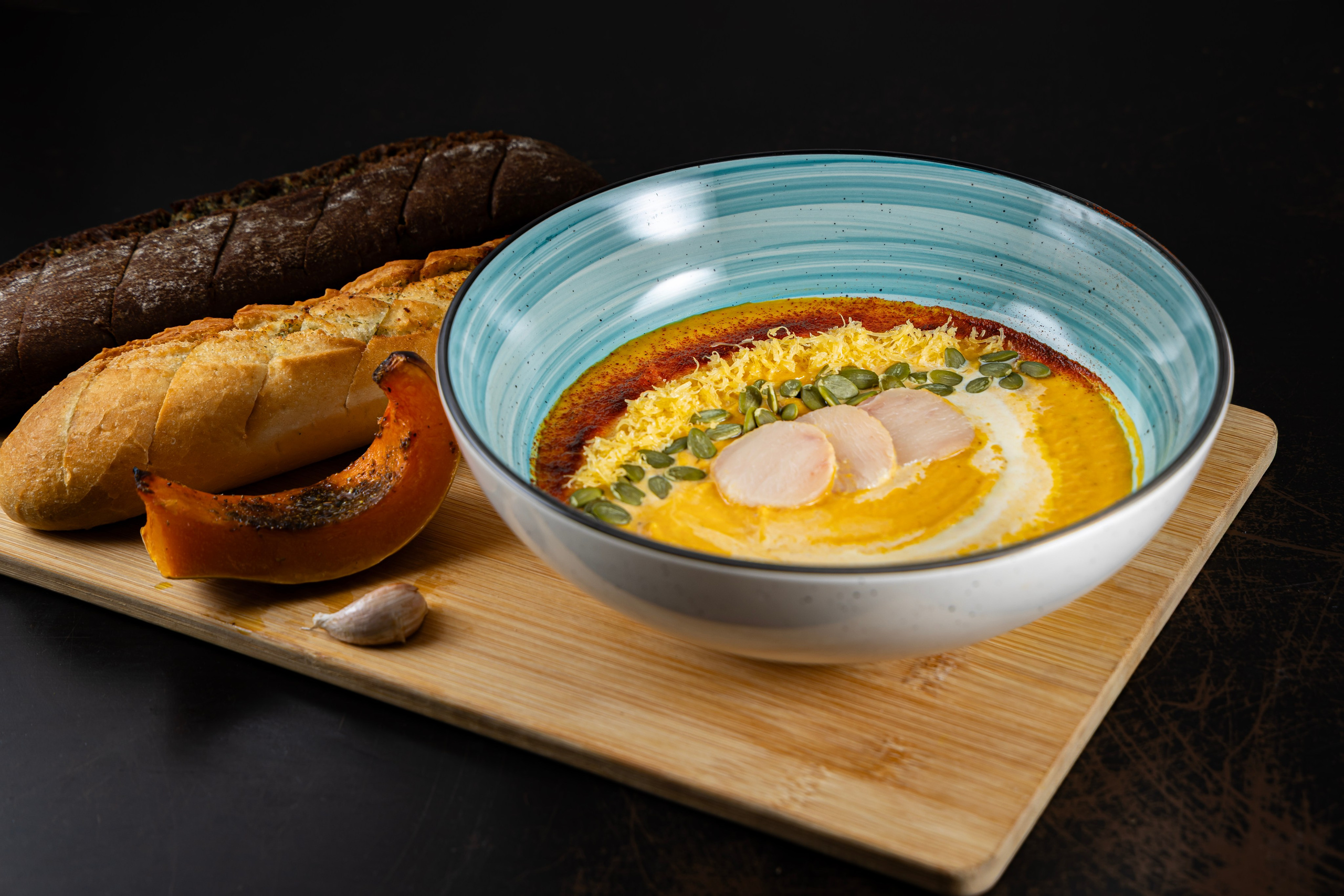 Тыквенный суп. Фотограф Александр Глебов