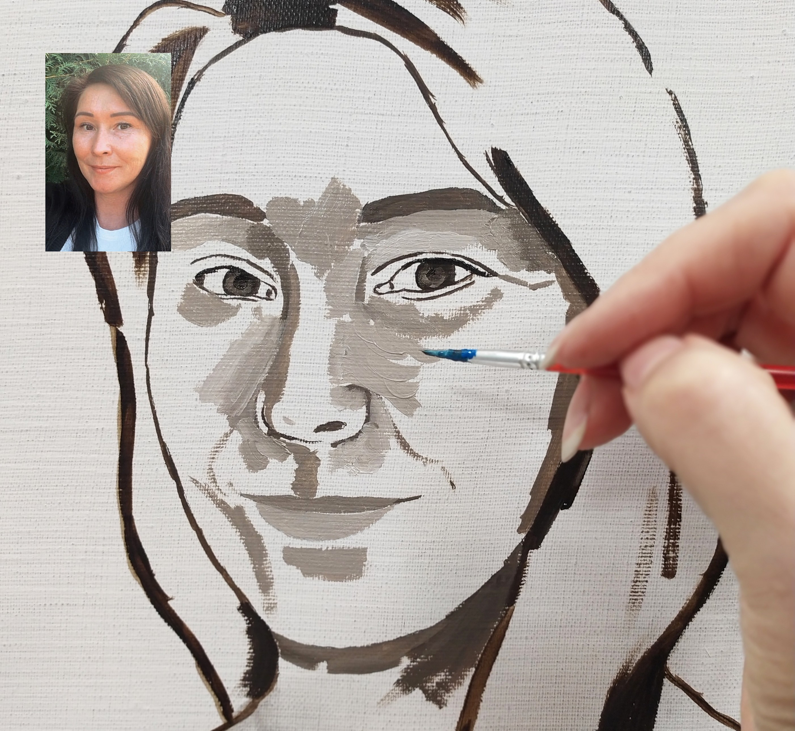 Portrait 30×40 cm → view. Portraits and paintings to order