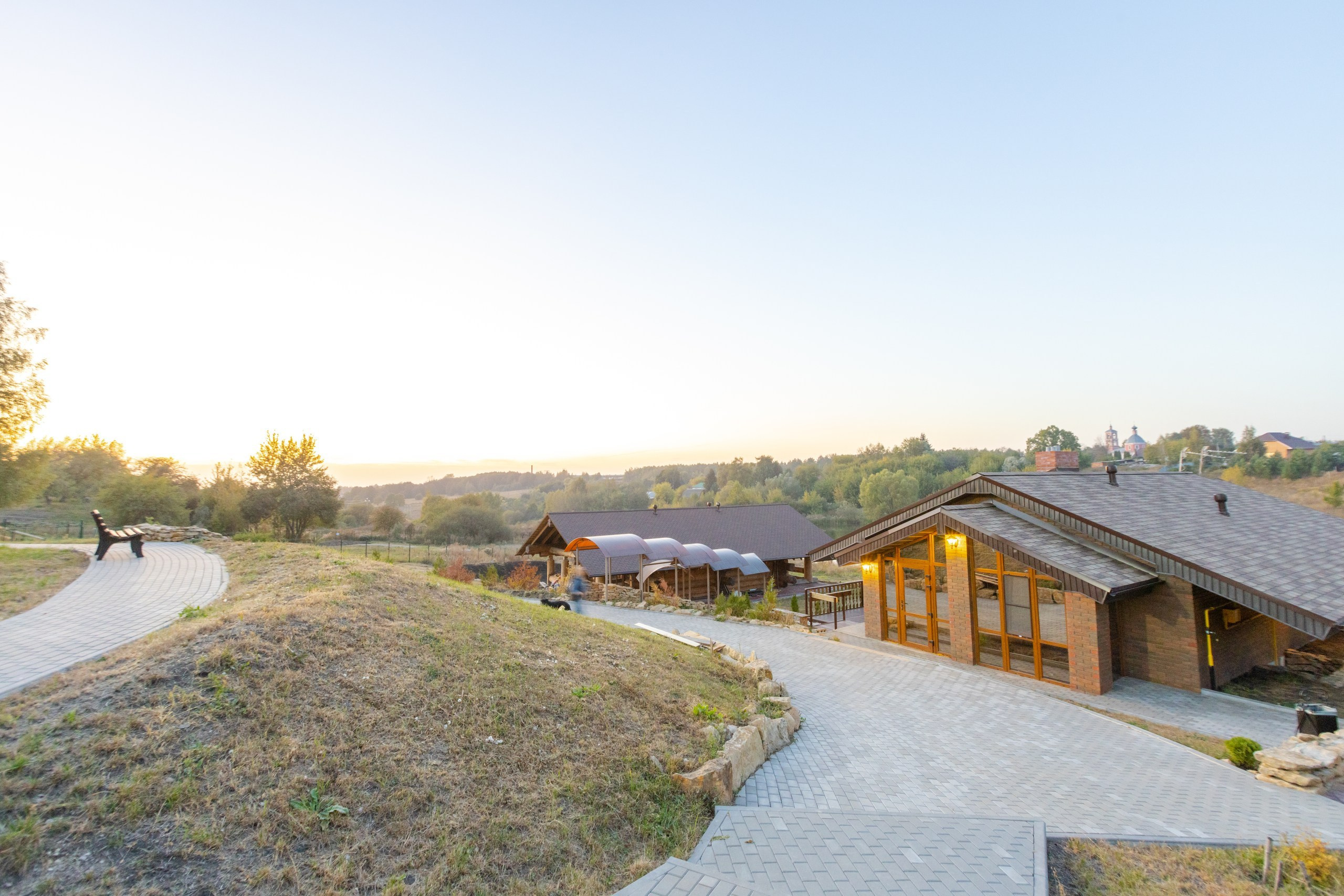 Большая Тросна вечером и новый бассейный комплекс. Фотограф в Туле Крупский АнДРей. Фотостудия «КАДР71» в Туле