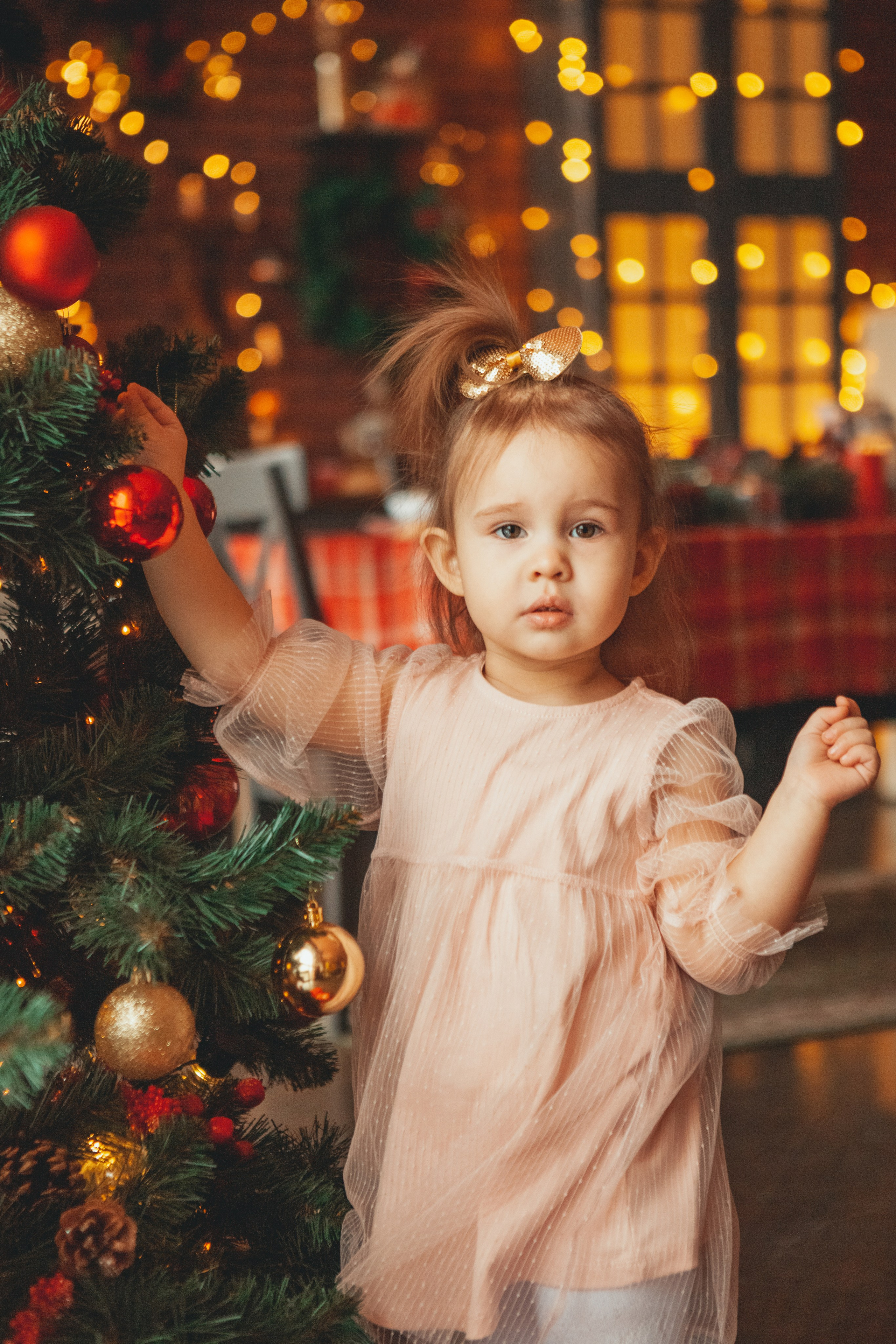 Новогодняя семейная фотосессия в студии. Фотограф Ольга Ефремова
