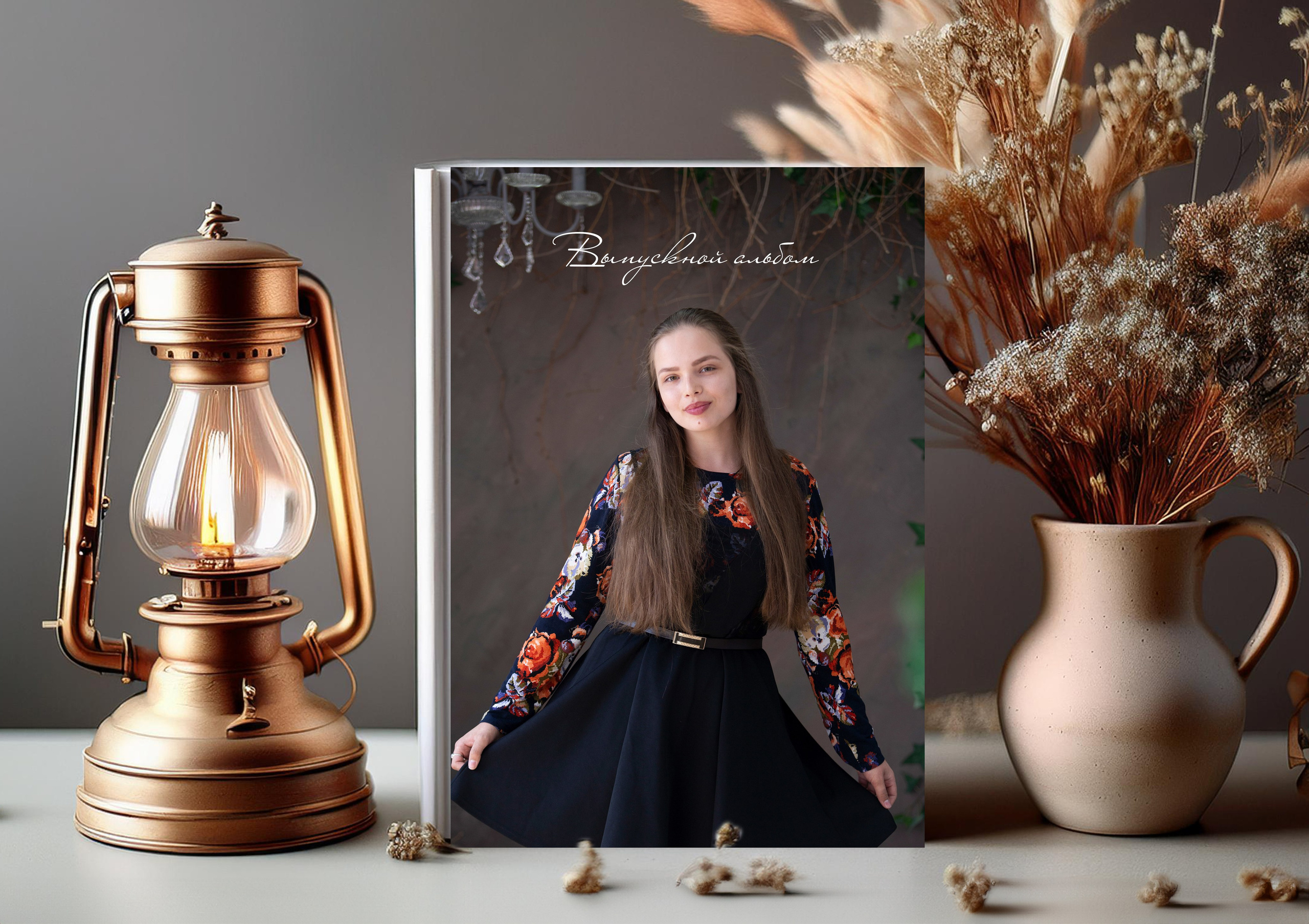 Фотокнига 10 разворотов (20 страниц). Выпускные альбомы Edi ART