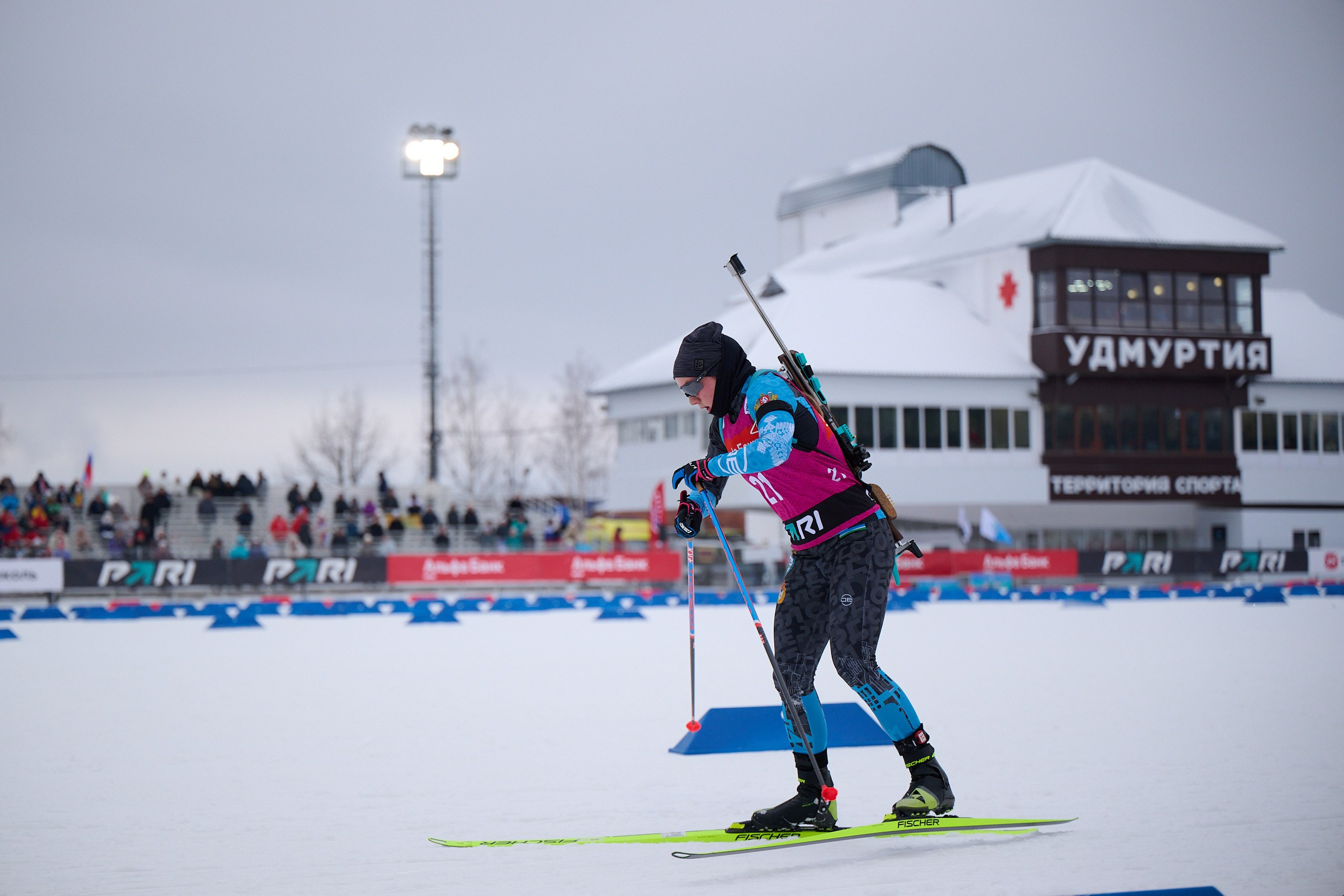 Биатлон. Чемпионат России — 2024/2025, 3-й этап, Ижевск. Ижевская винтовка. Спортивный репортажный фотограф в Ижевске Сергей Мерзляков