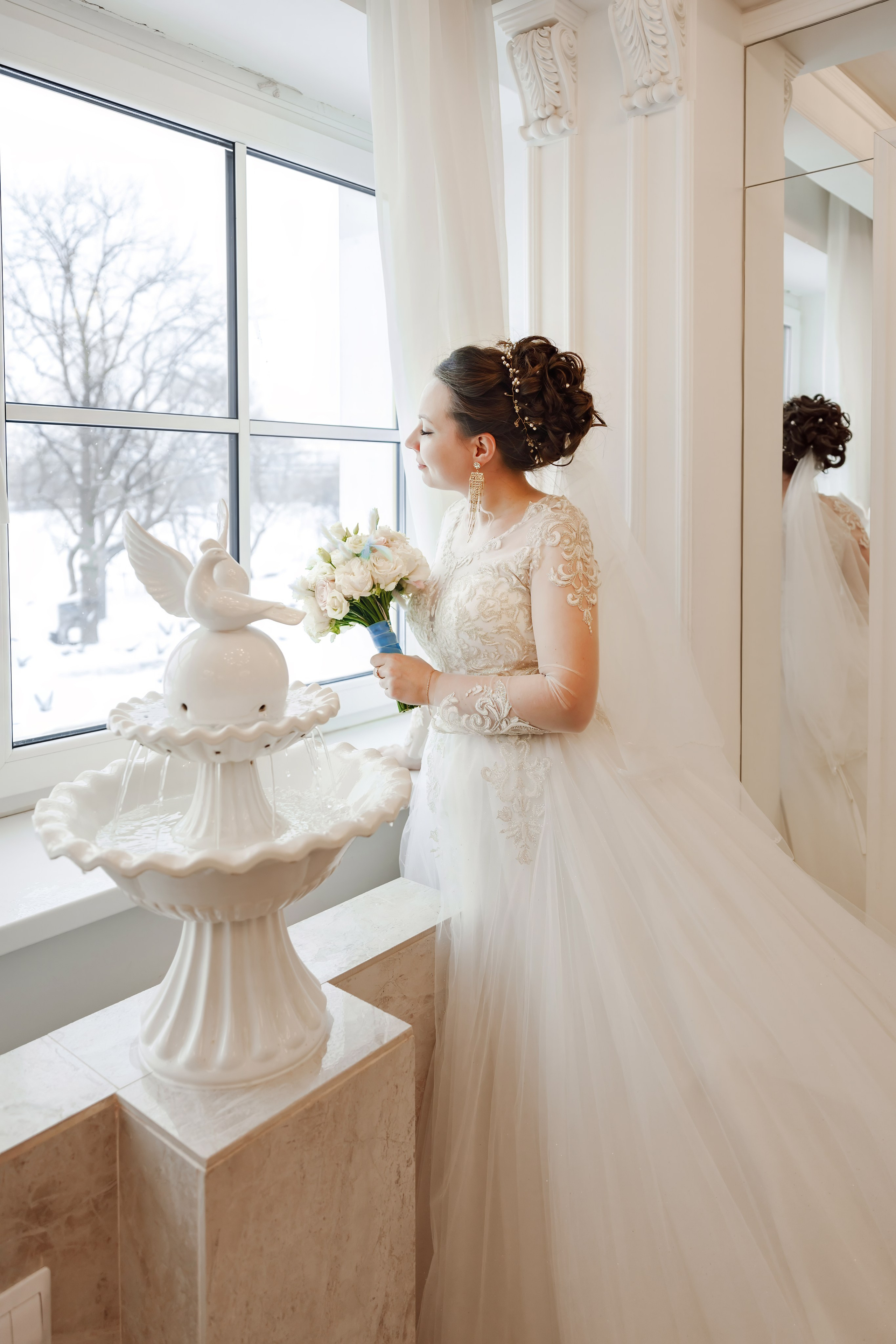 Зимняя свадьба Петергоф. Фотограф в Санкт-Петербурге Знаменская Ирина