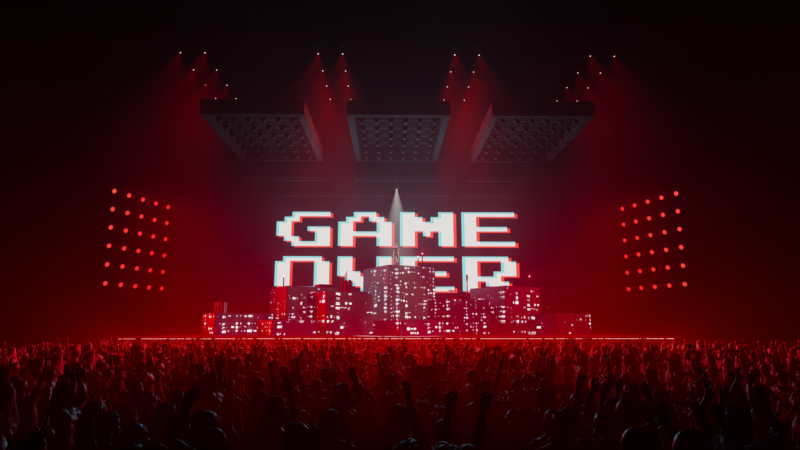 ABOVE THE CITY. OOPS