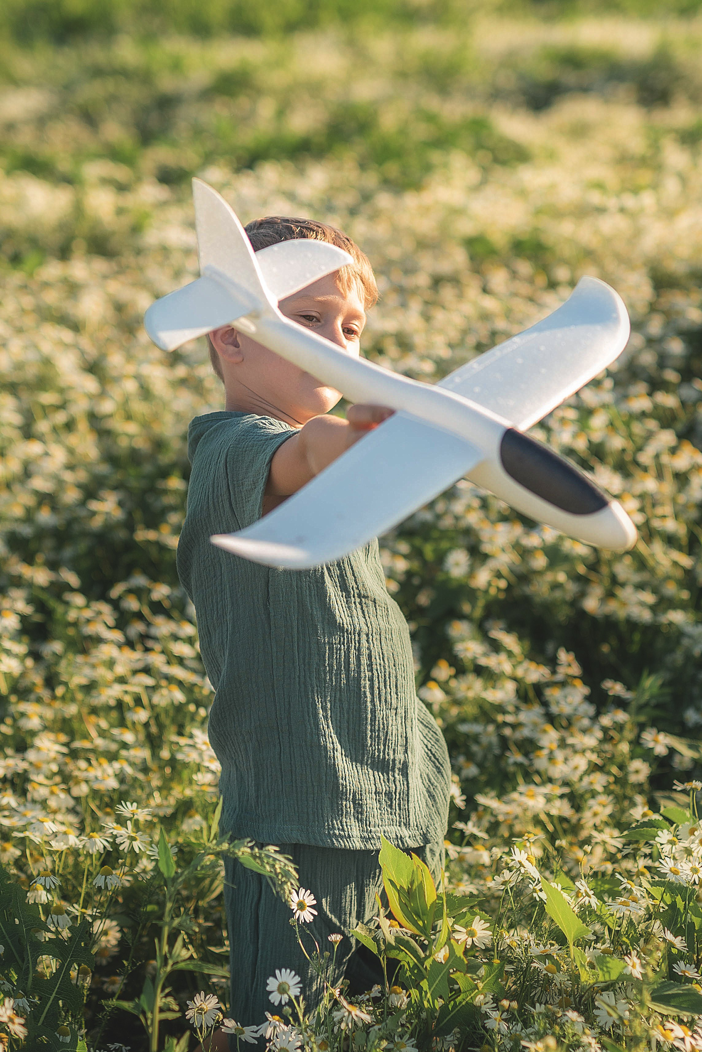 Фотосессия в ромашковом поле. Семейный, детский фотограф в Воронеже Анна Никитина