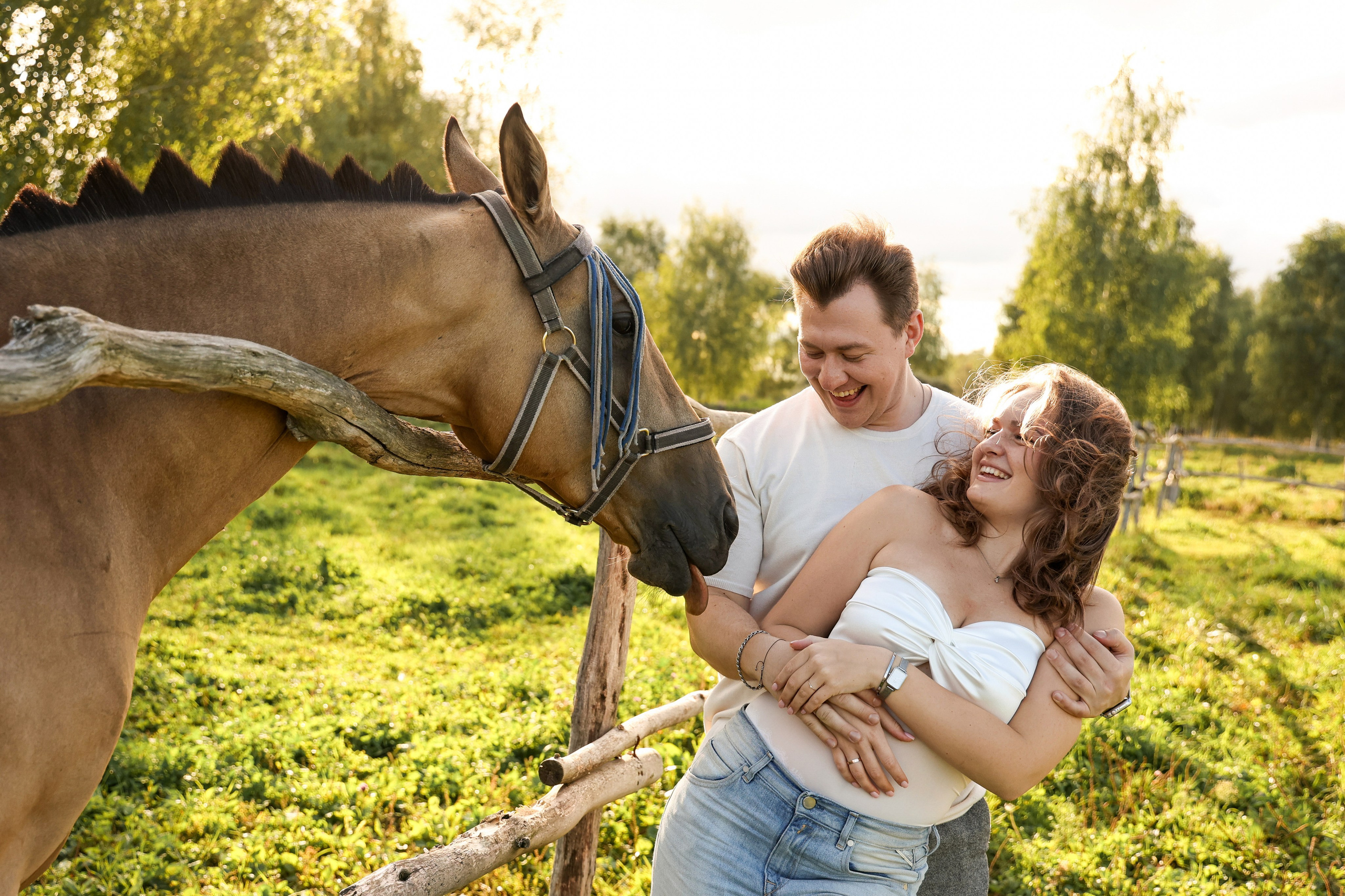 Валентин & Валерия. Конная прогулка. Свадебный и Event фотограф в Москве Бажина Ирина