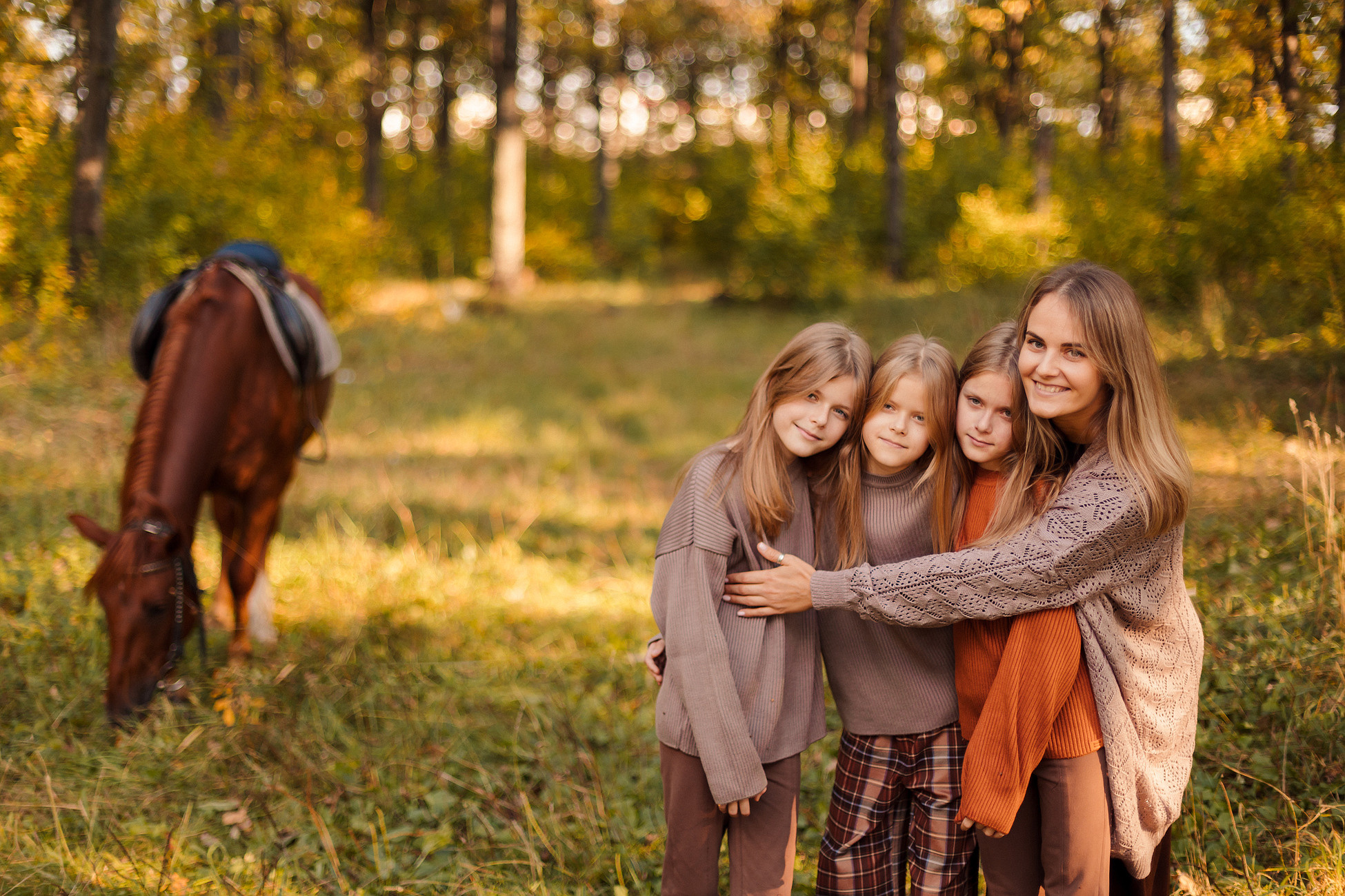 Осенний воркшоп часть 1. Семейный фотограф в Пензе Мария Левина