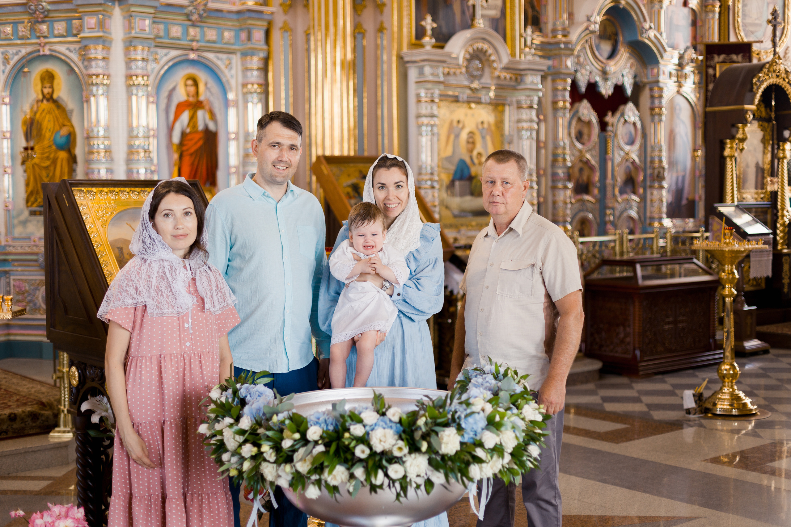 Крещение Льва. Семейный фотограф в Пензе Мария Левина